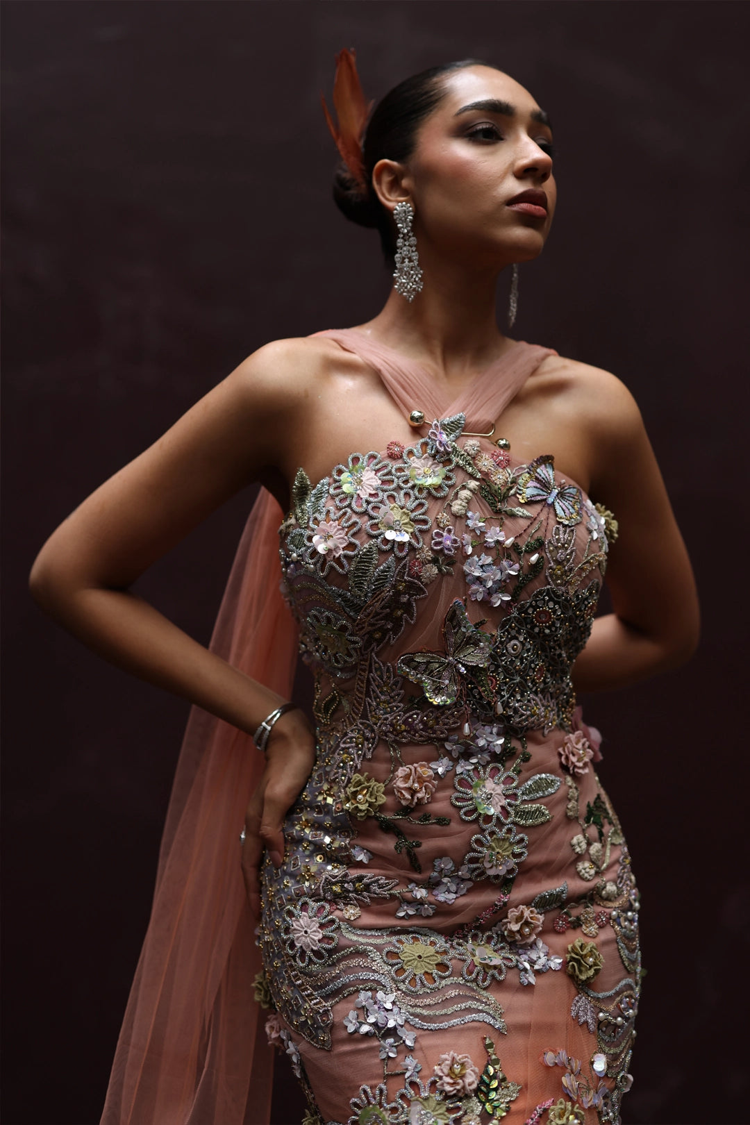 Gardenia Draped Dress