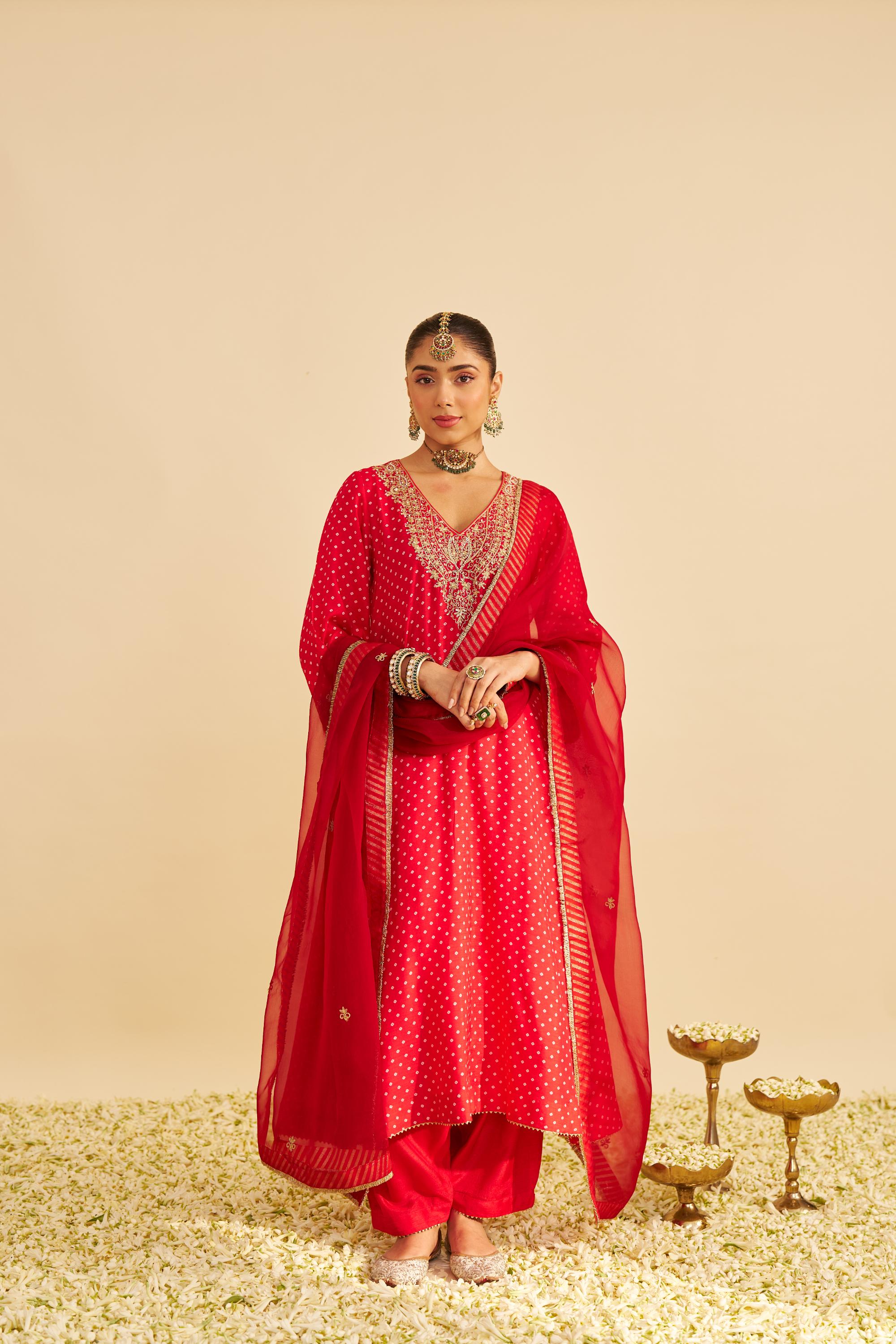 ZALIYAH - LONG CHAUGA WITH SALWAR