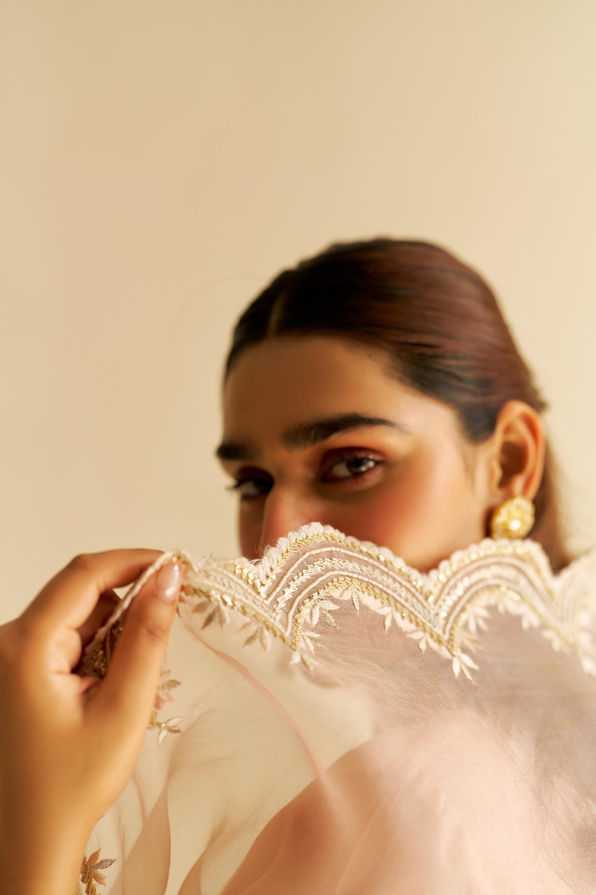 HANIYA - SHORT KURTA WITH SALWAR AND DUPATTA