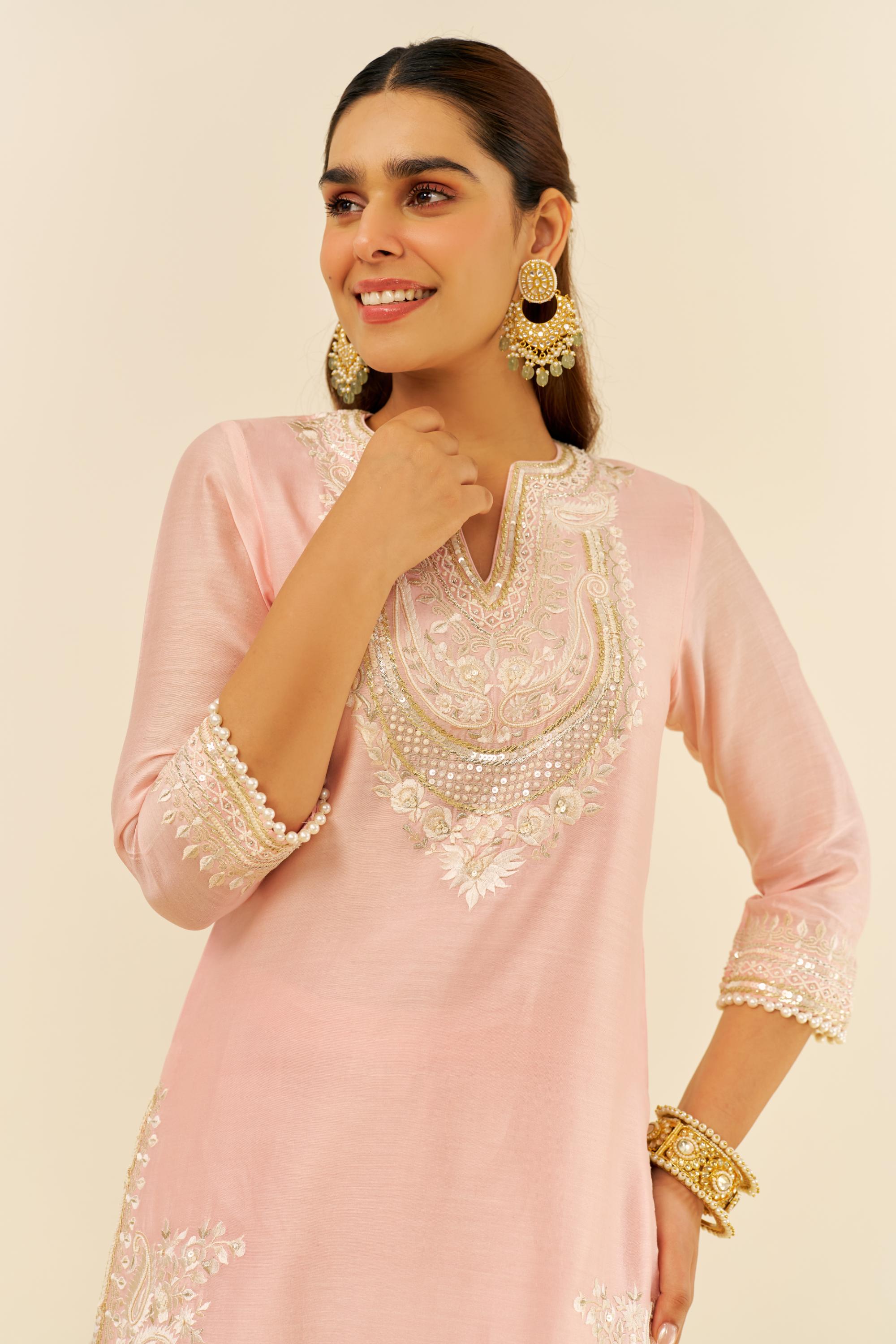 SARA - SHORT KURTA WITH SALWAR AND DUPATTA