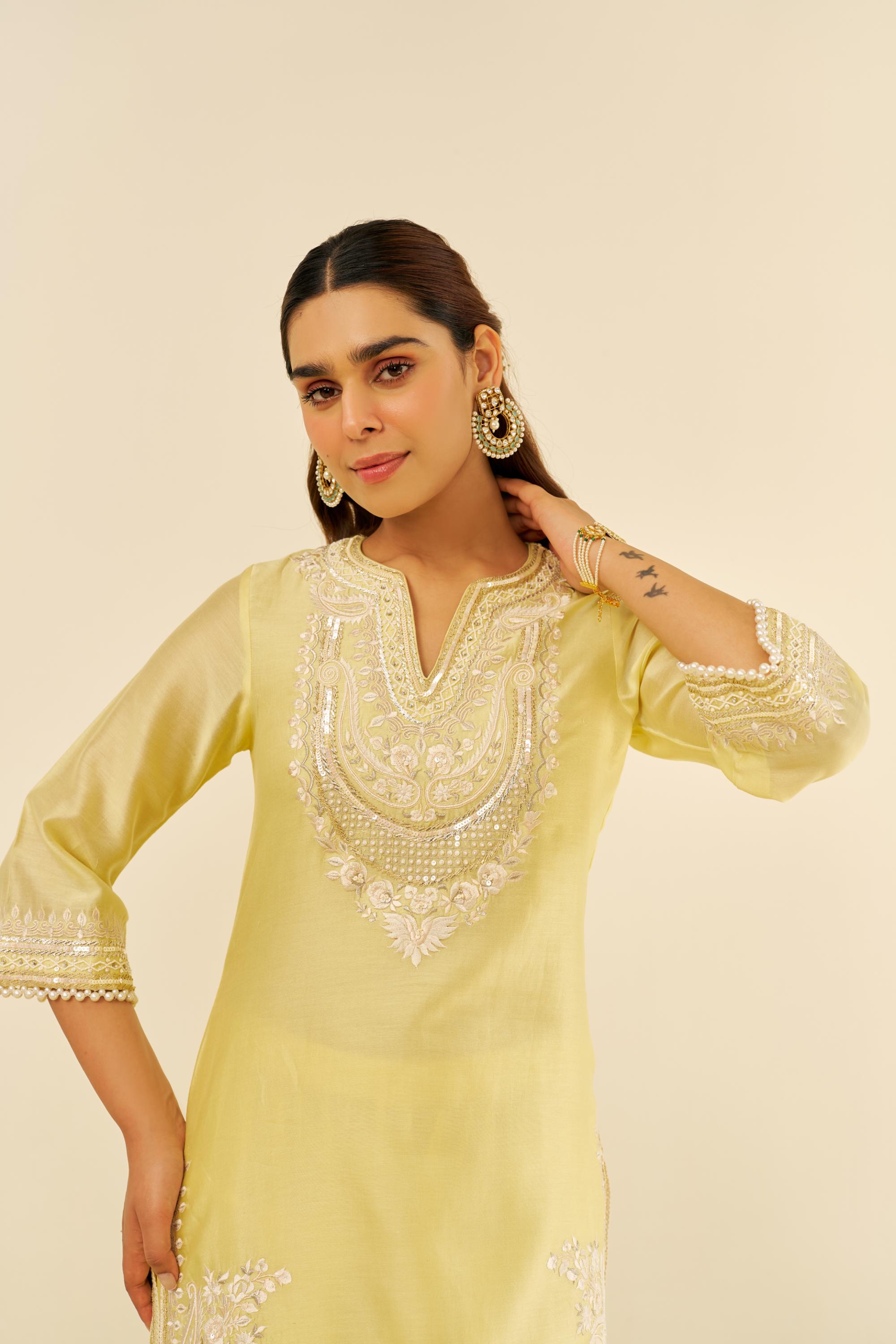 SARA - SHORT KURTA WITH SALWAR