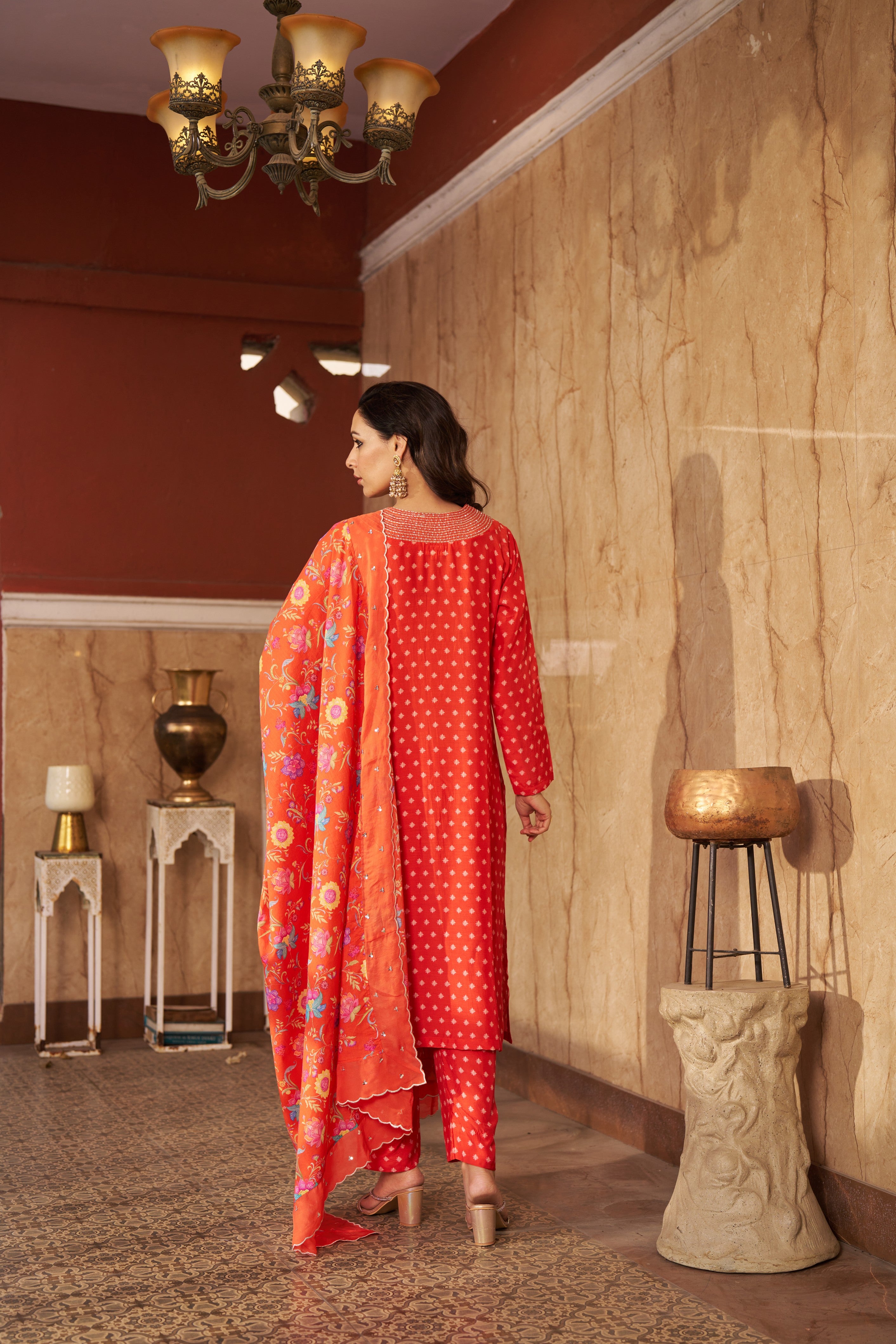 Bia Burnt Orange Kurta