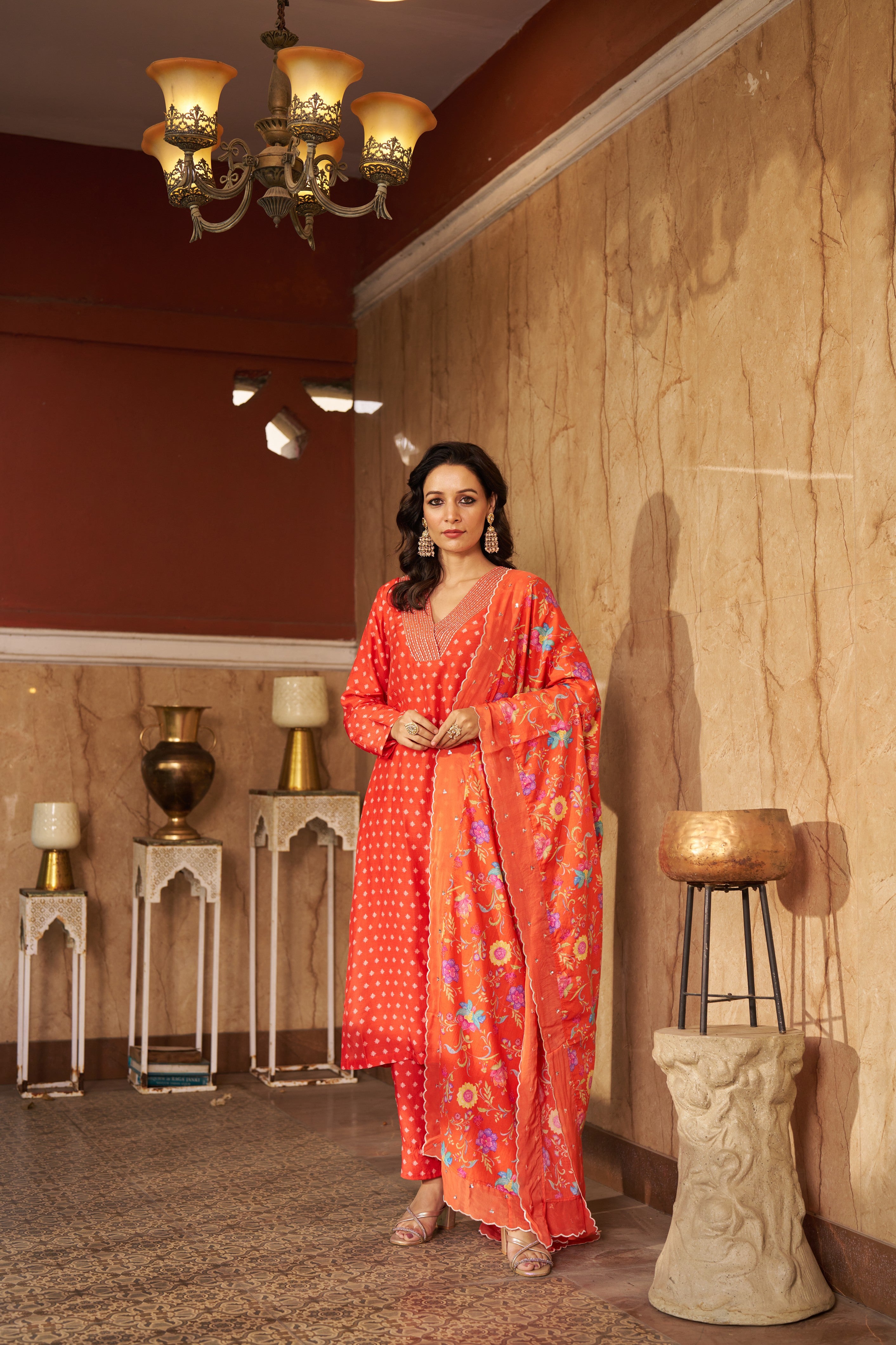 Bia Burnt Orange Kurta