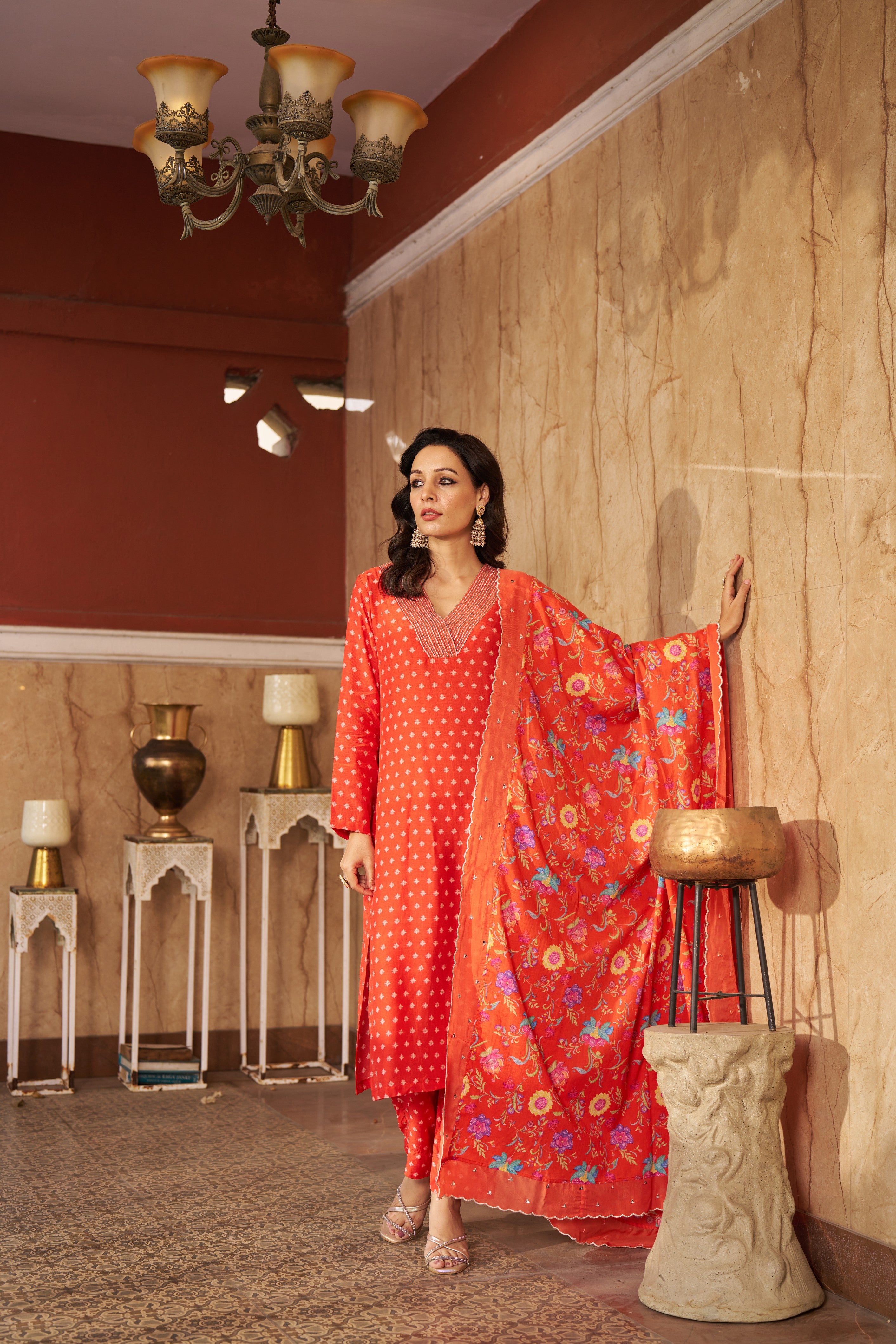 Bia Burnt Orange Kurta