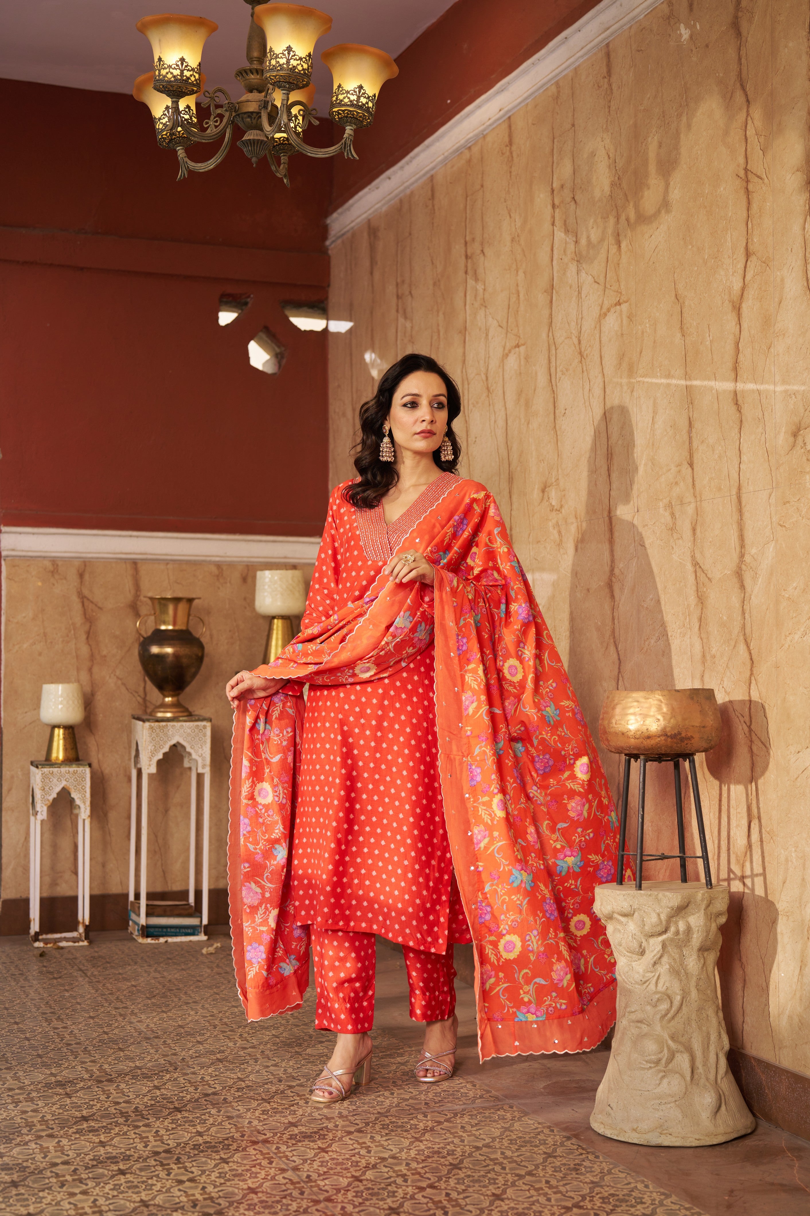 Bia Burnt Orange Kurta