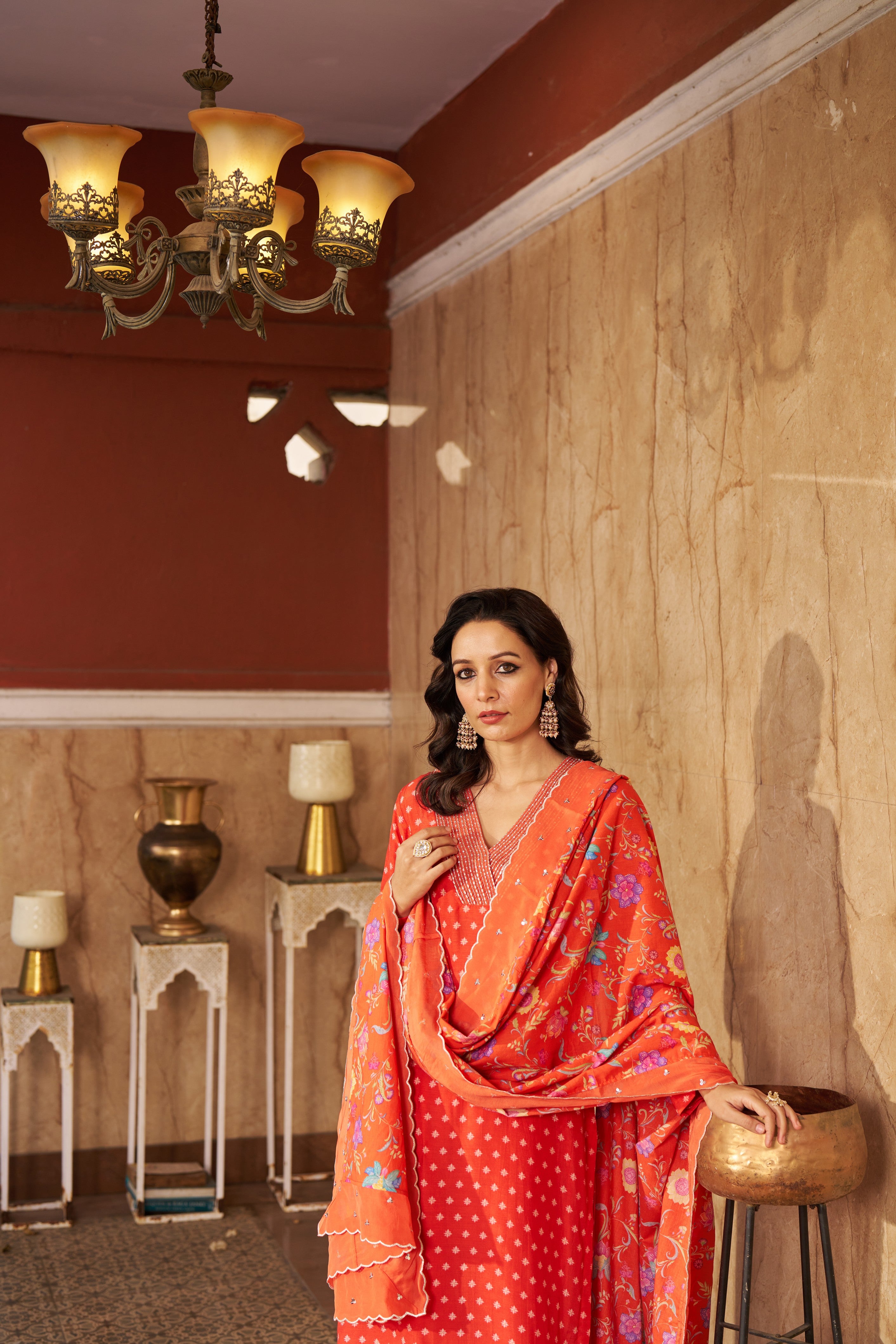 Bia Burnt Orange Kurta