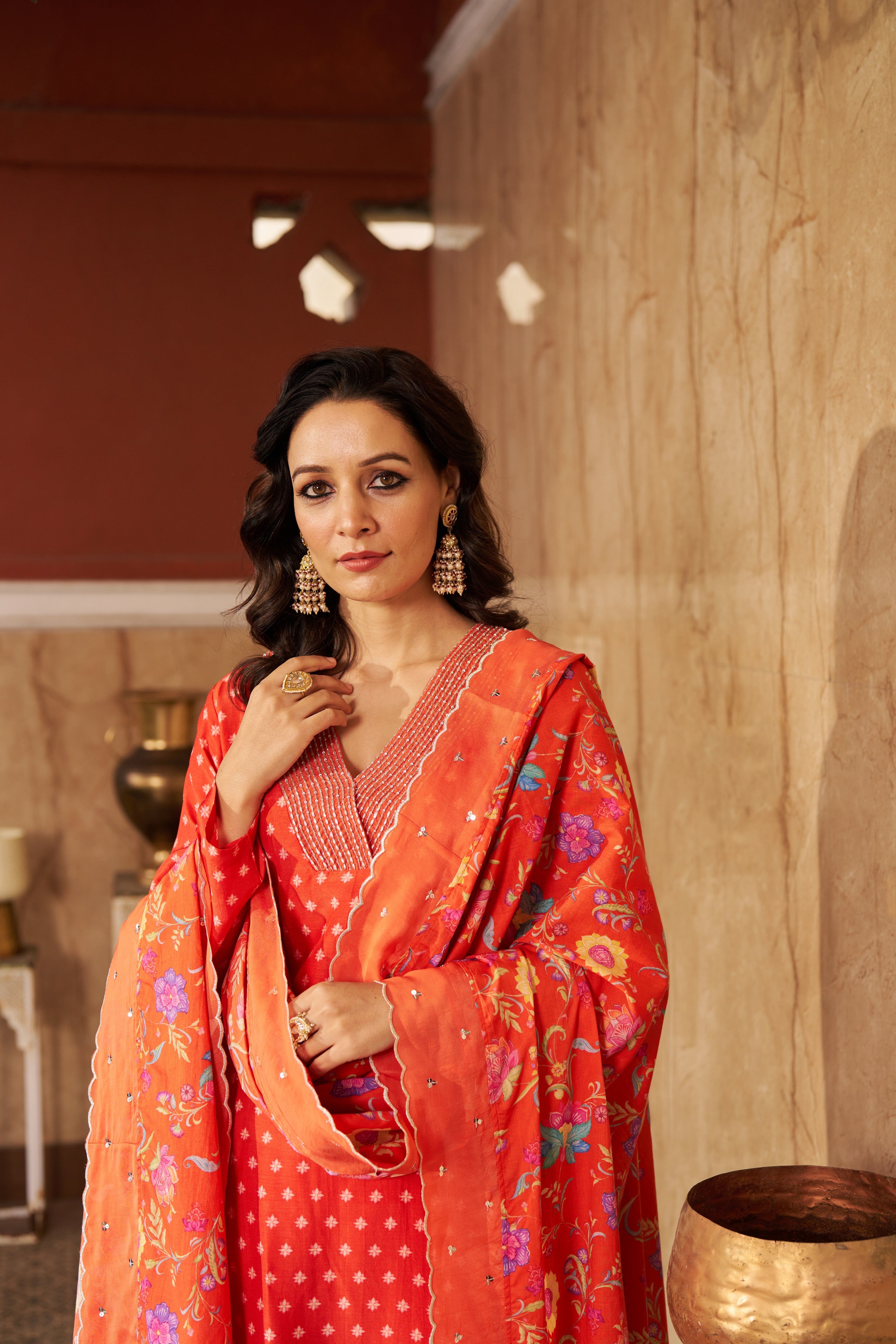 Bia Burnt Orange Kurta