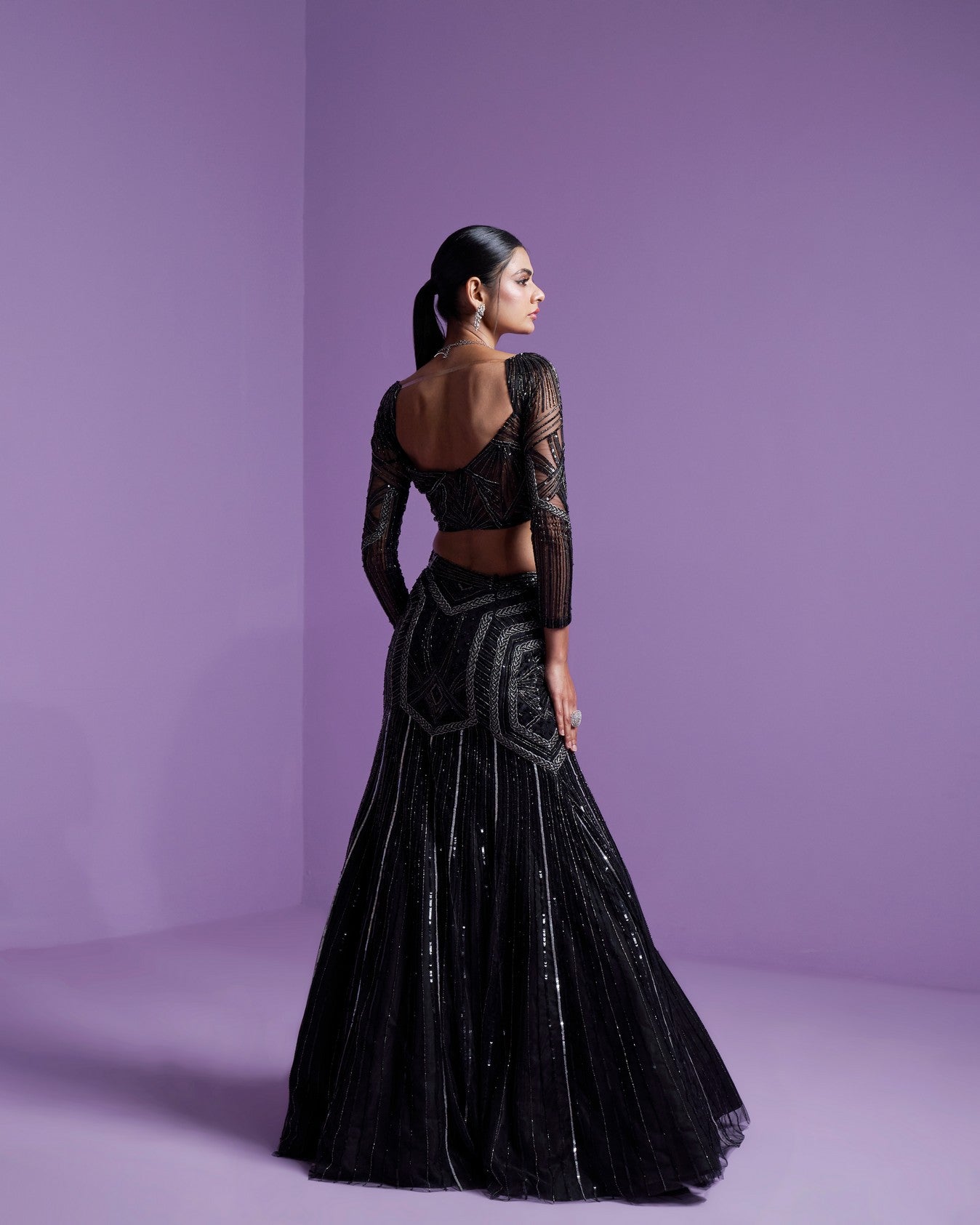 Shooting star lehenga set