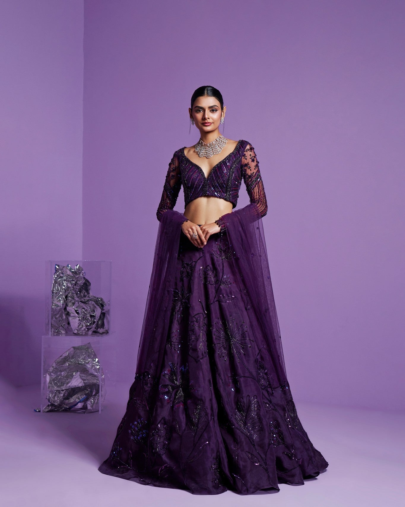 Stellar lehenga set