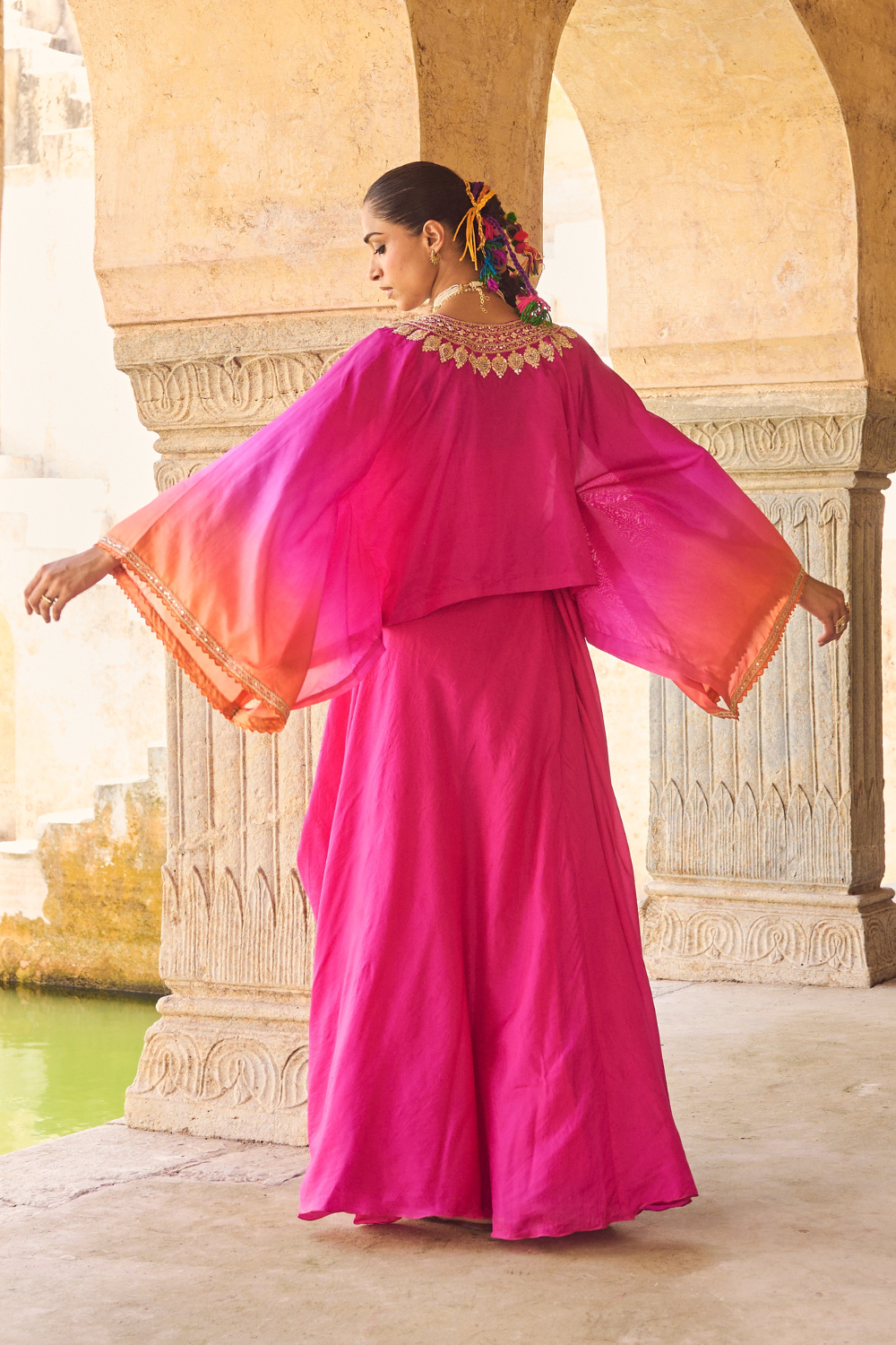 Raani Kaftan & Skirt Set