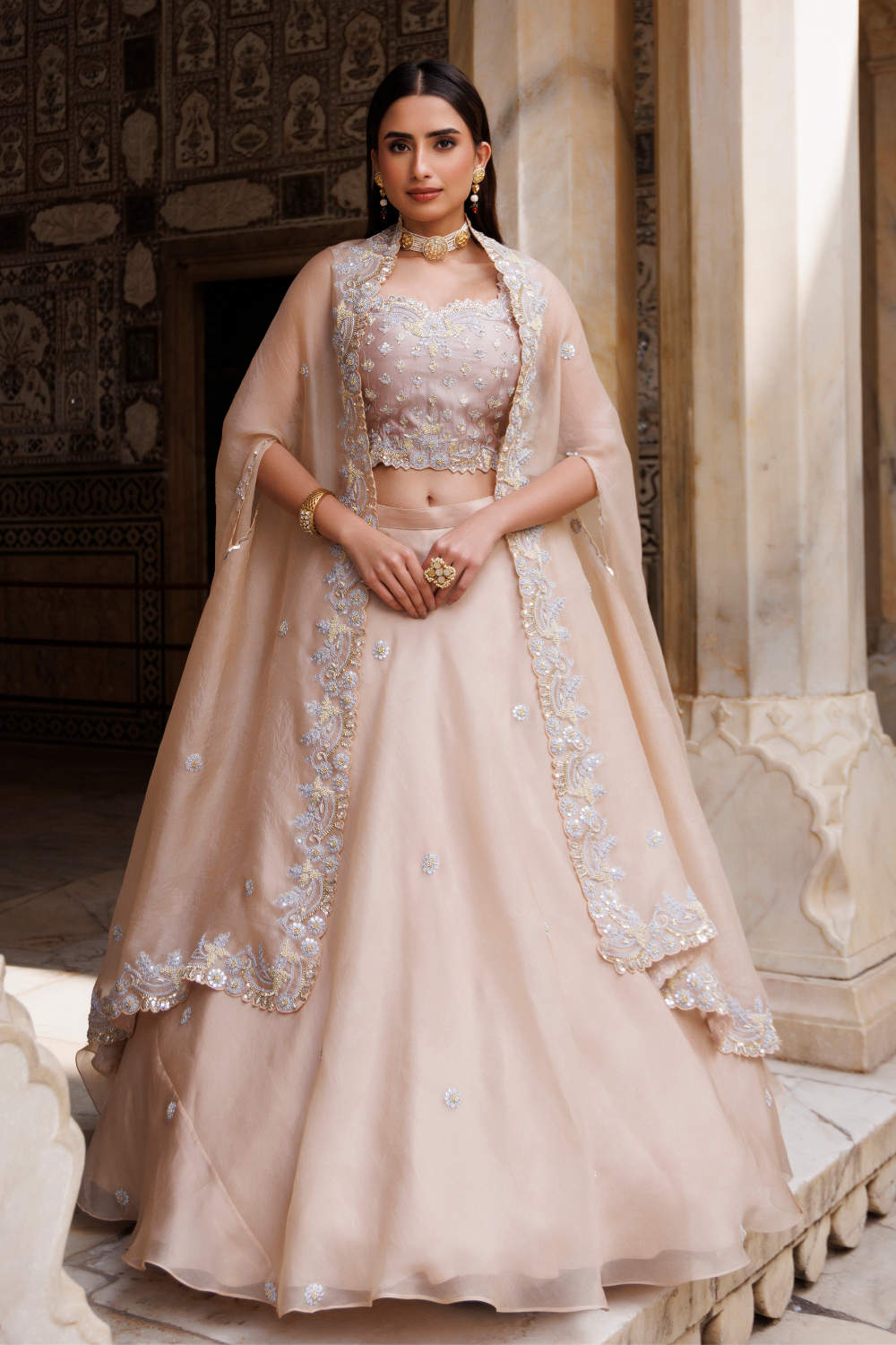 Golden Gleam Cape Set