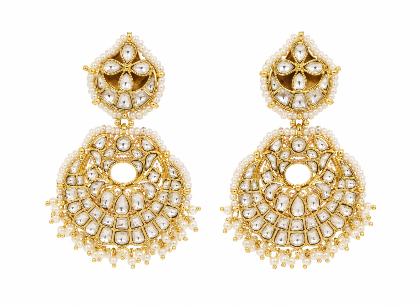 Kundan Pearl Bridal Choker Set
