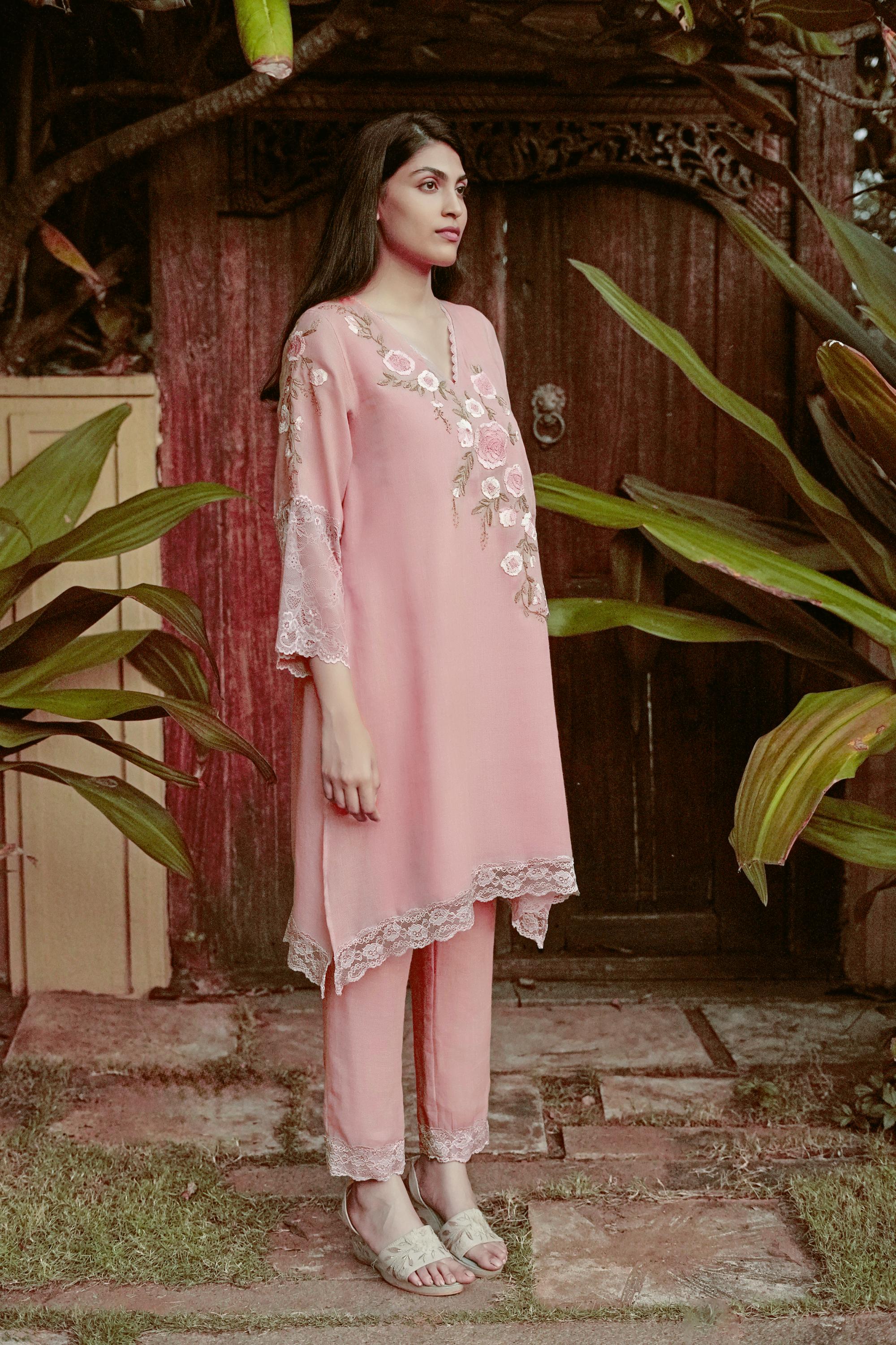 Whimsical garden Fly free Tunic Set