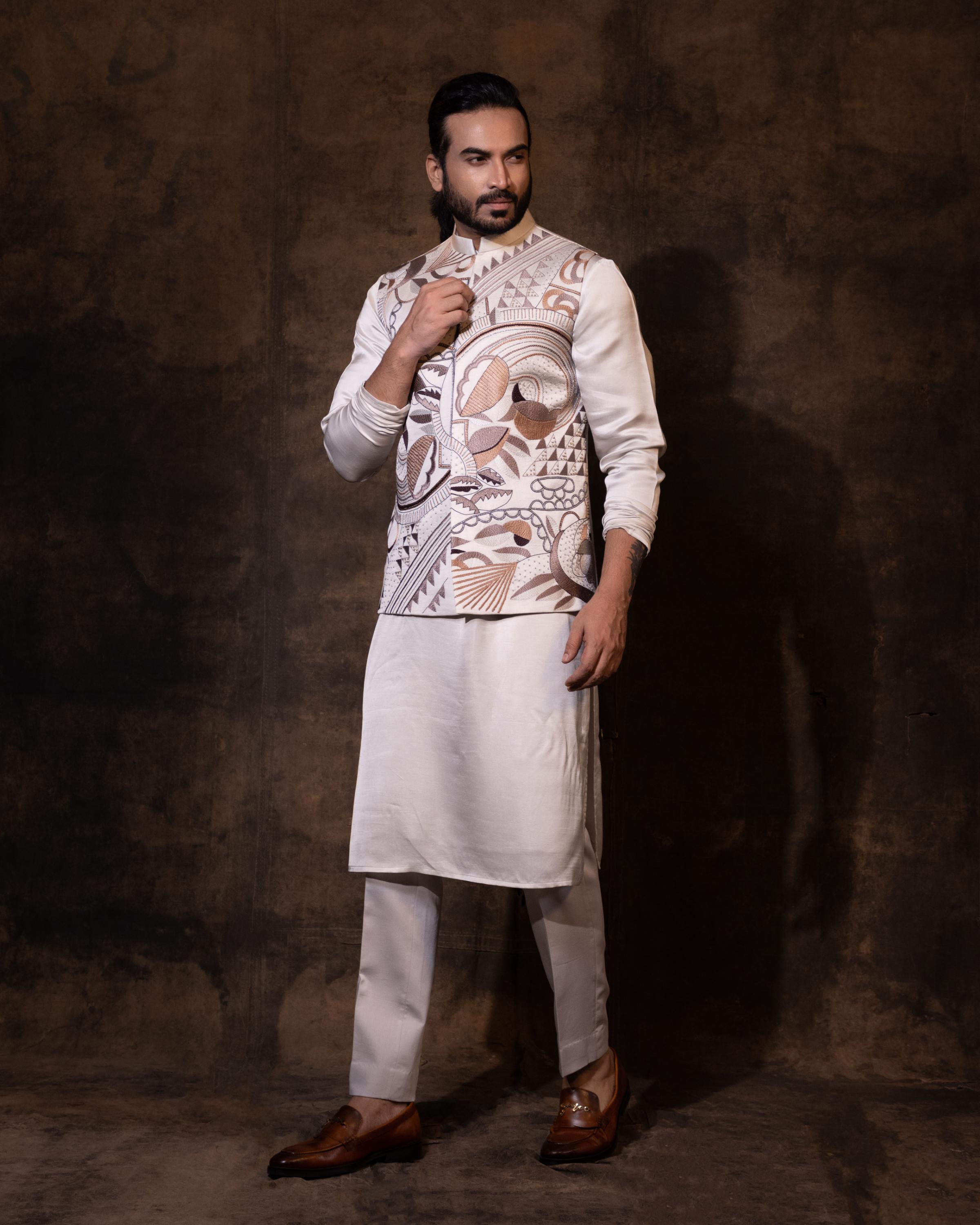 WEATHERED WOOD NEHRU SET