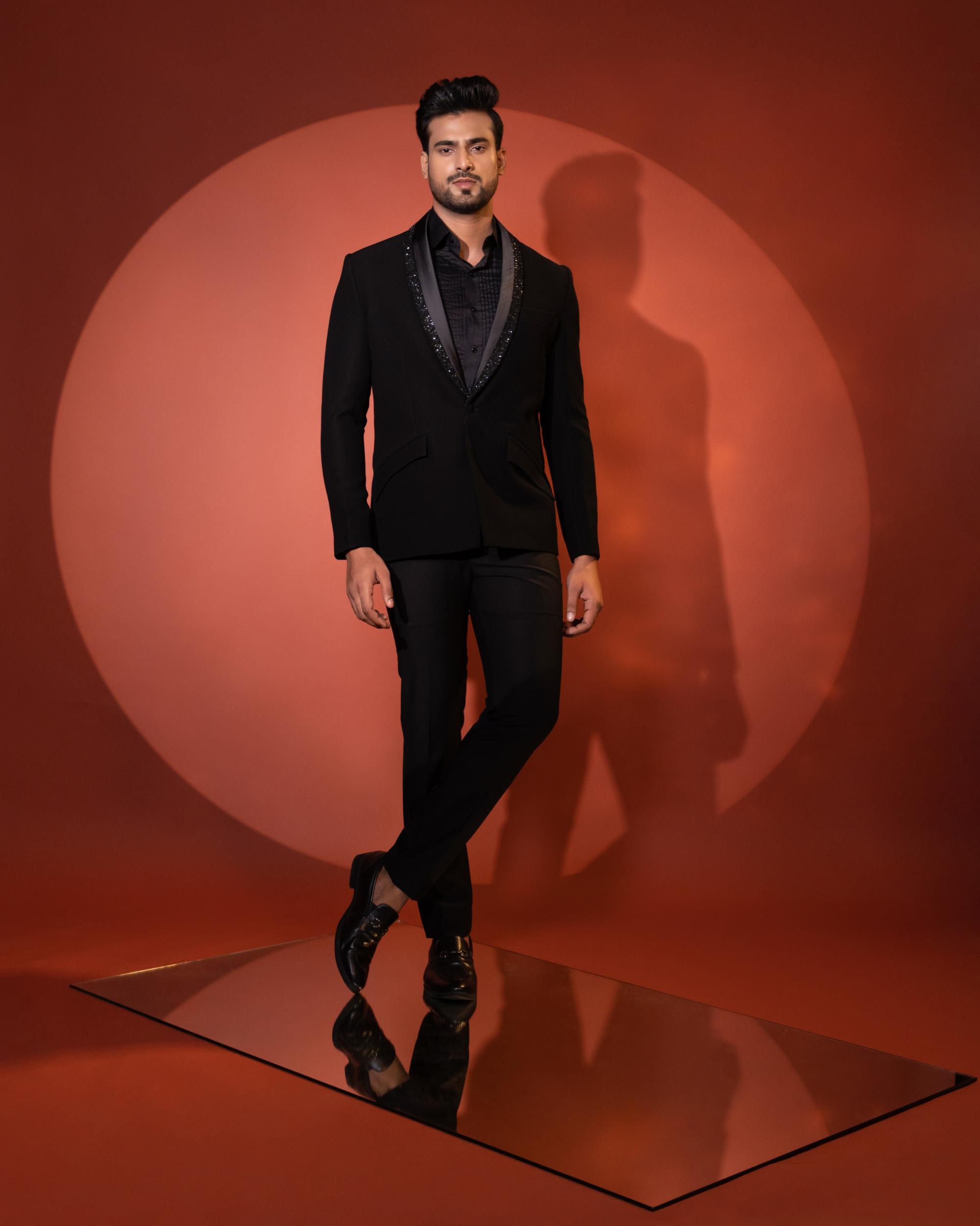 INK & BLACK SUIT SET