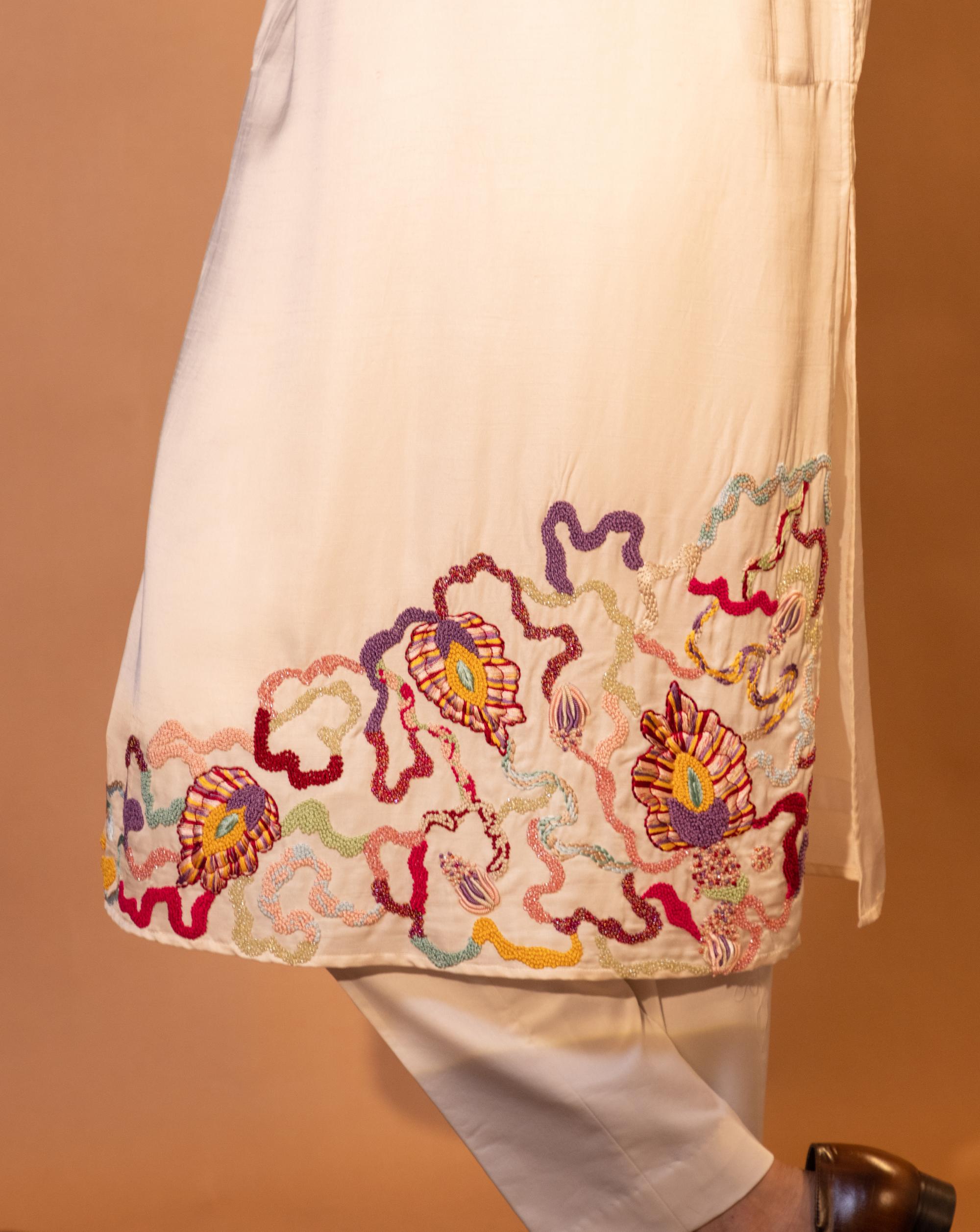 MAGICAL MESH KURTA SET