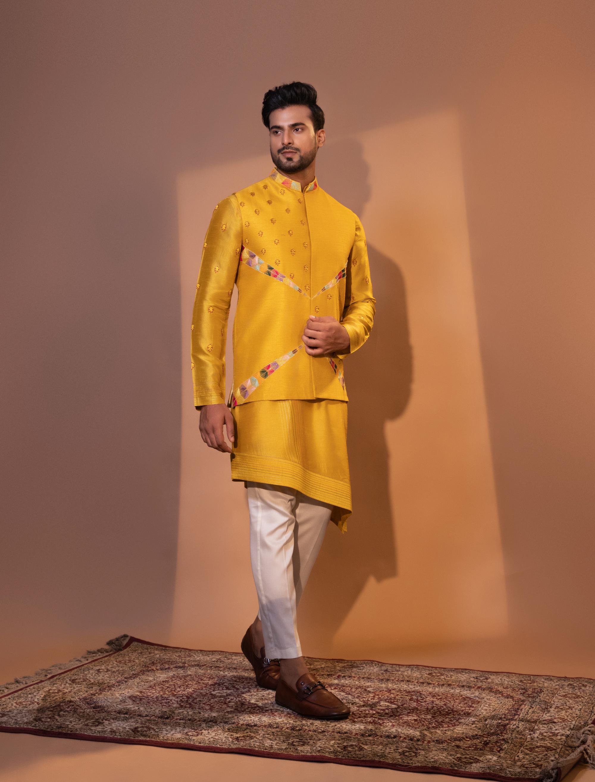 PEELI PALAK NEHRU SET