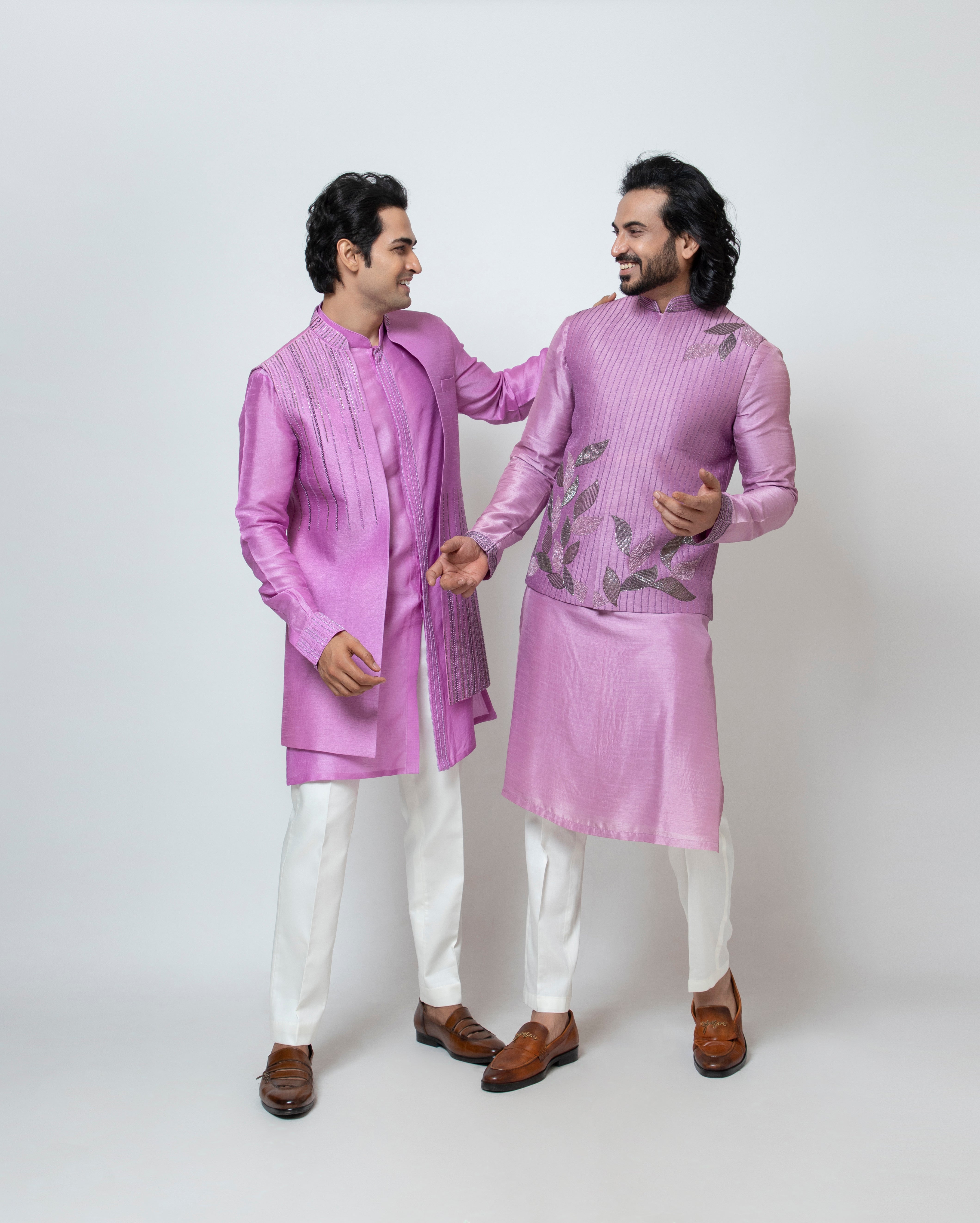 PURPLE REIGN LONG OPEN JACKET SET