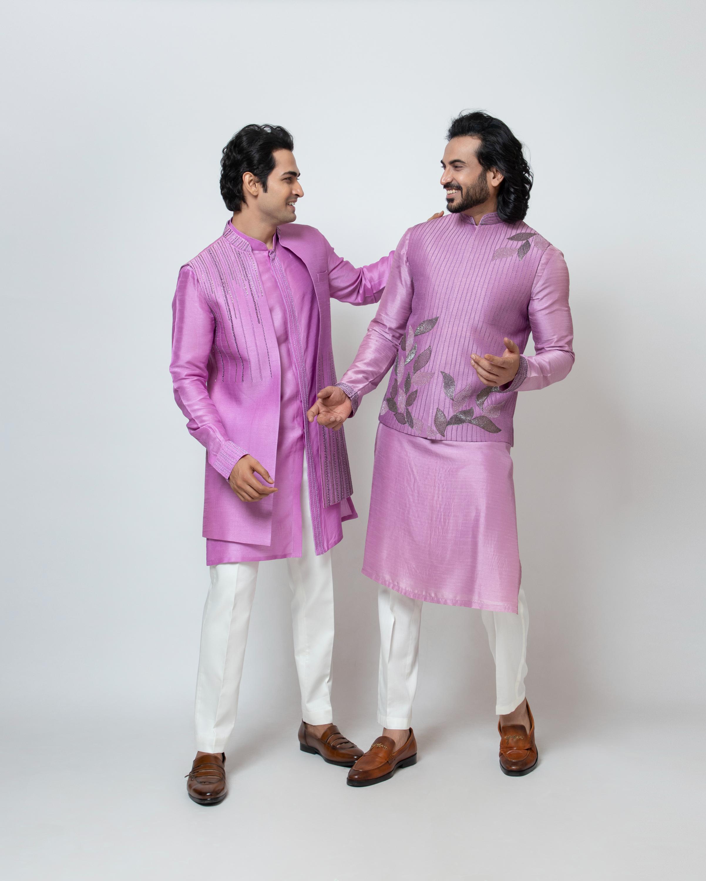 LILAC LUXURY NEHRU SET