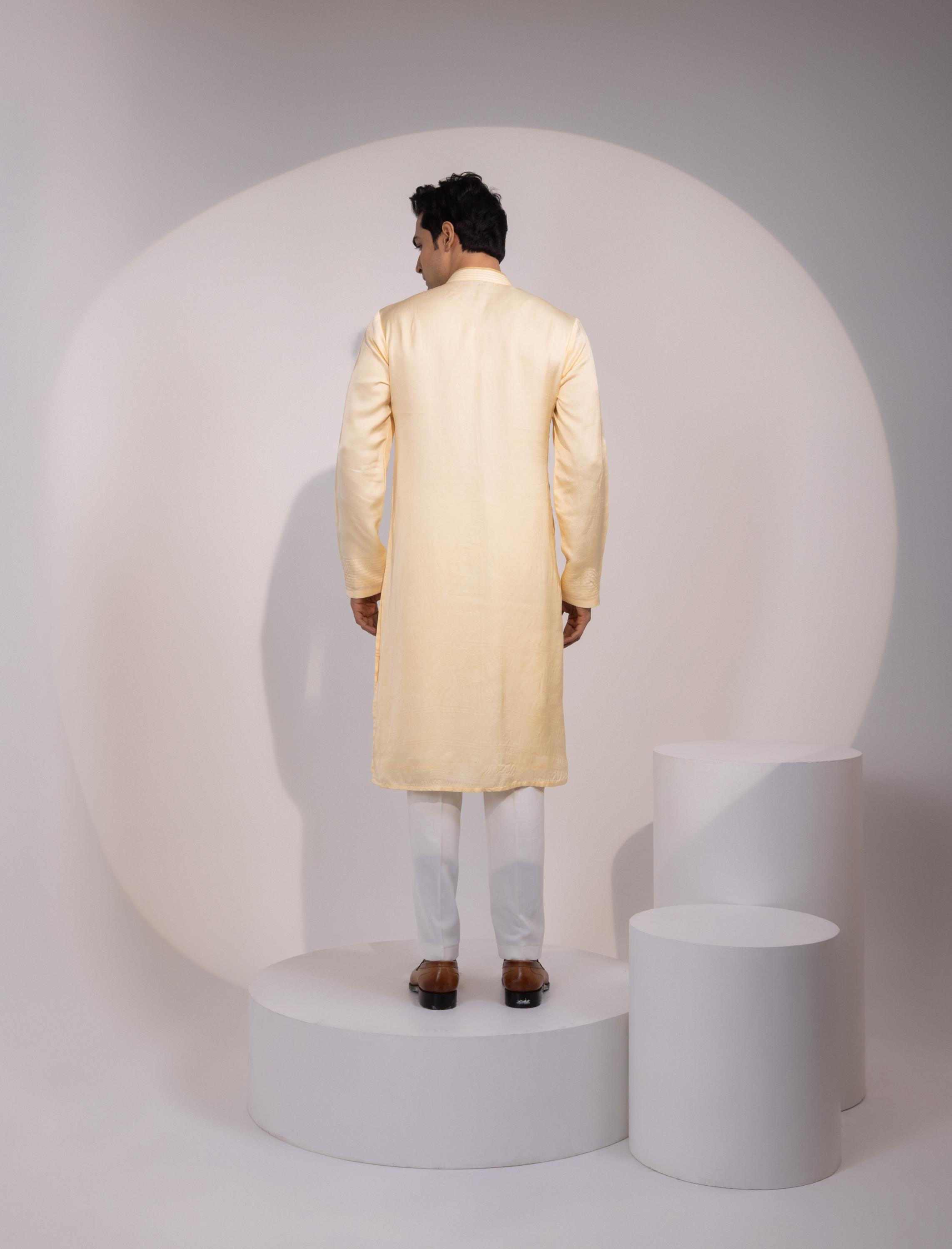 Pastel Yellow Kurta