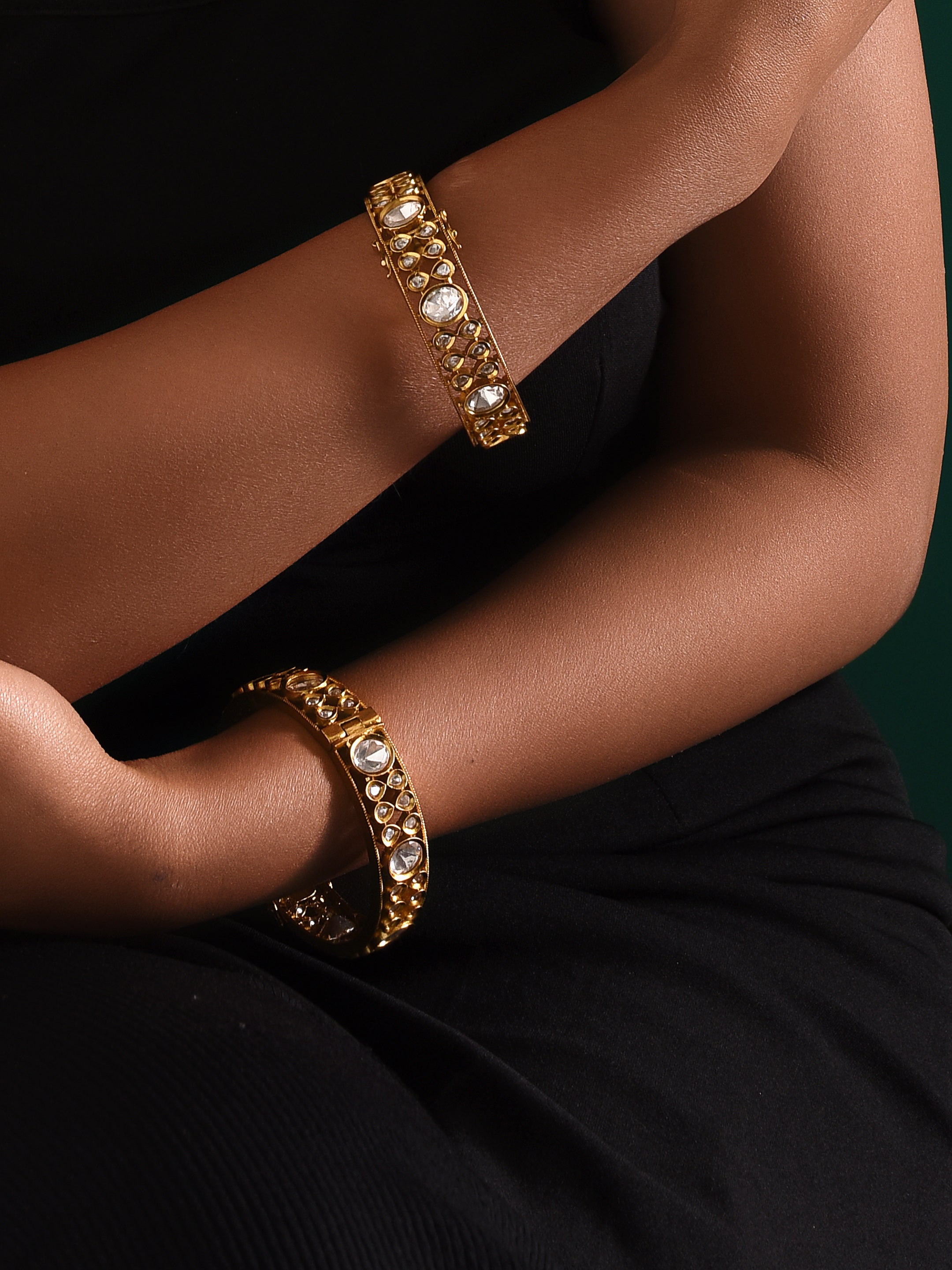 Kundan Royale Bangles