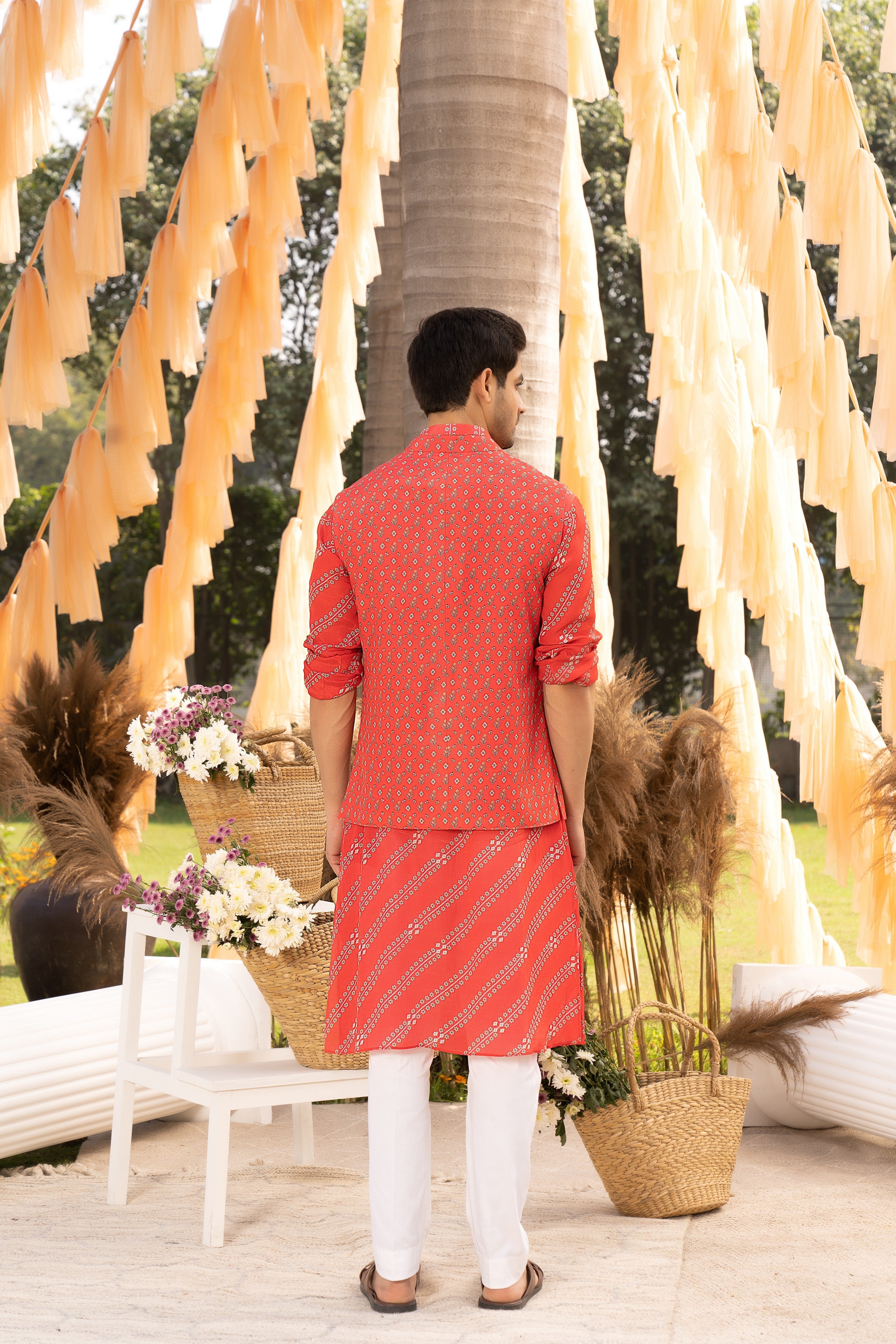 Red bootie bundi set