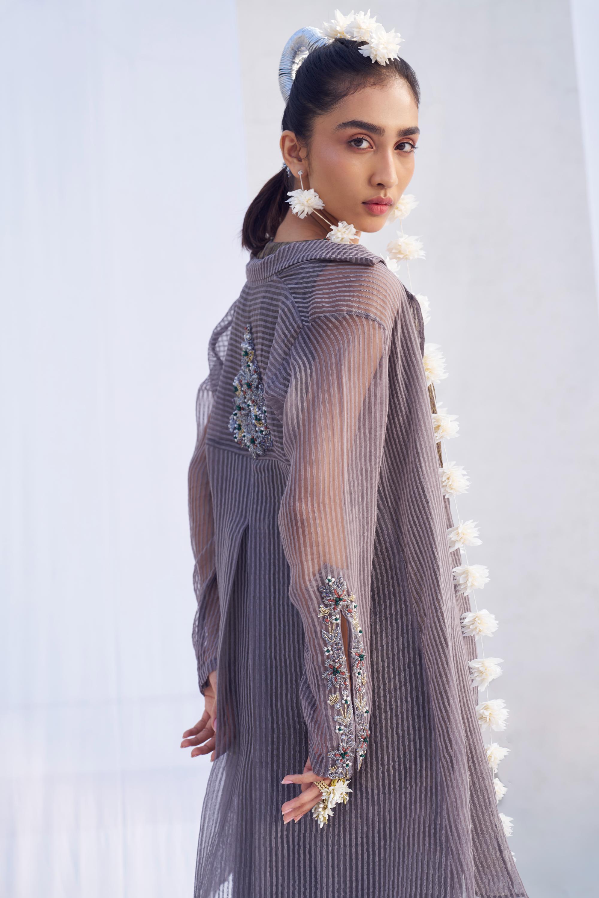Shanta- Jacket with tunic set