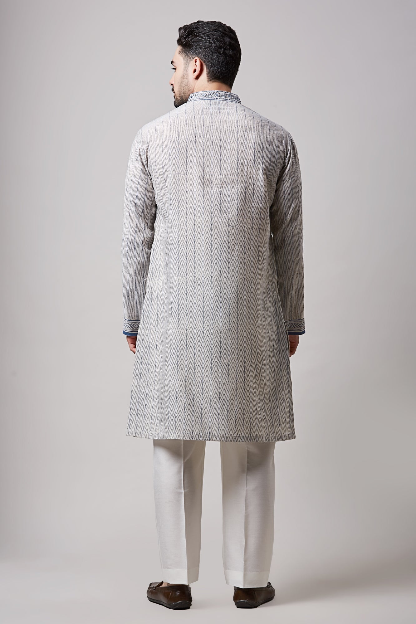 MOKSH HAND BLOCK PRINTED KURTA SET