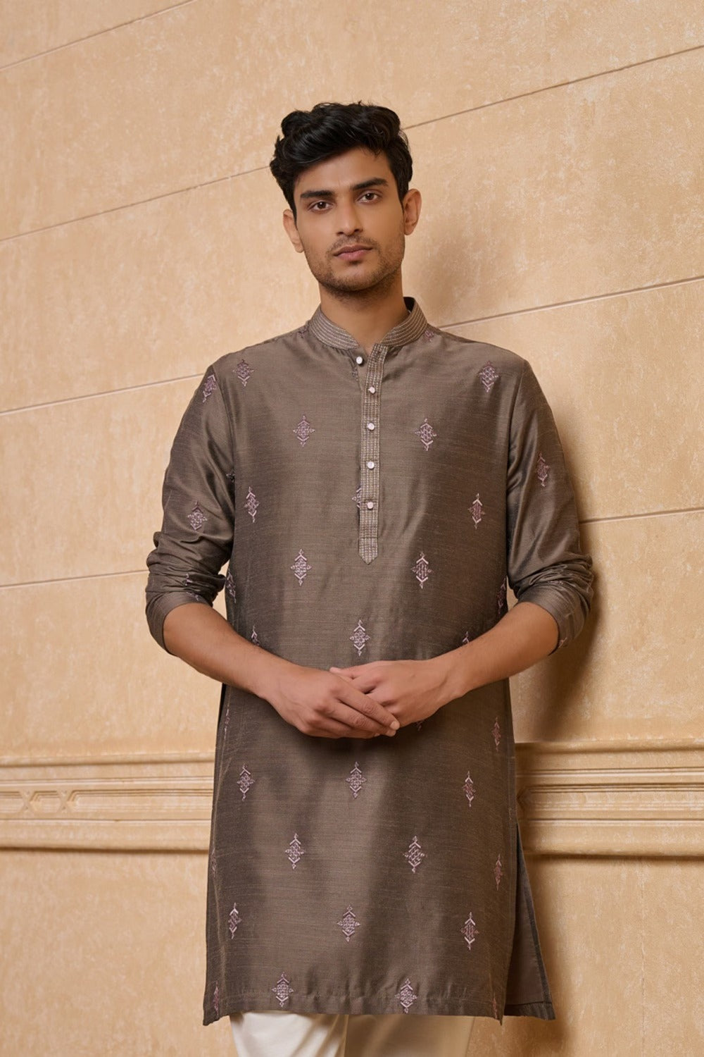 Charcoal Classic Kurta Set