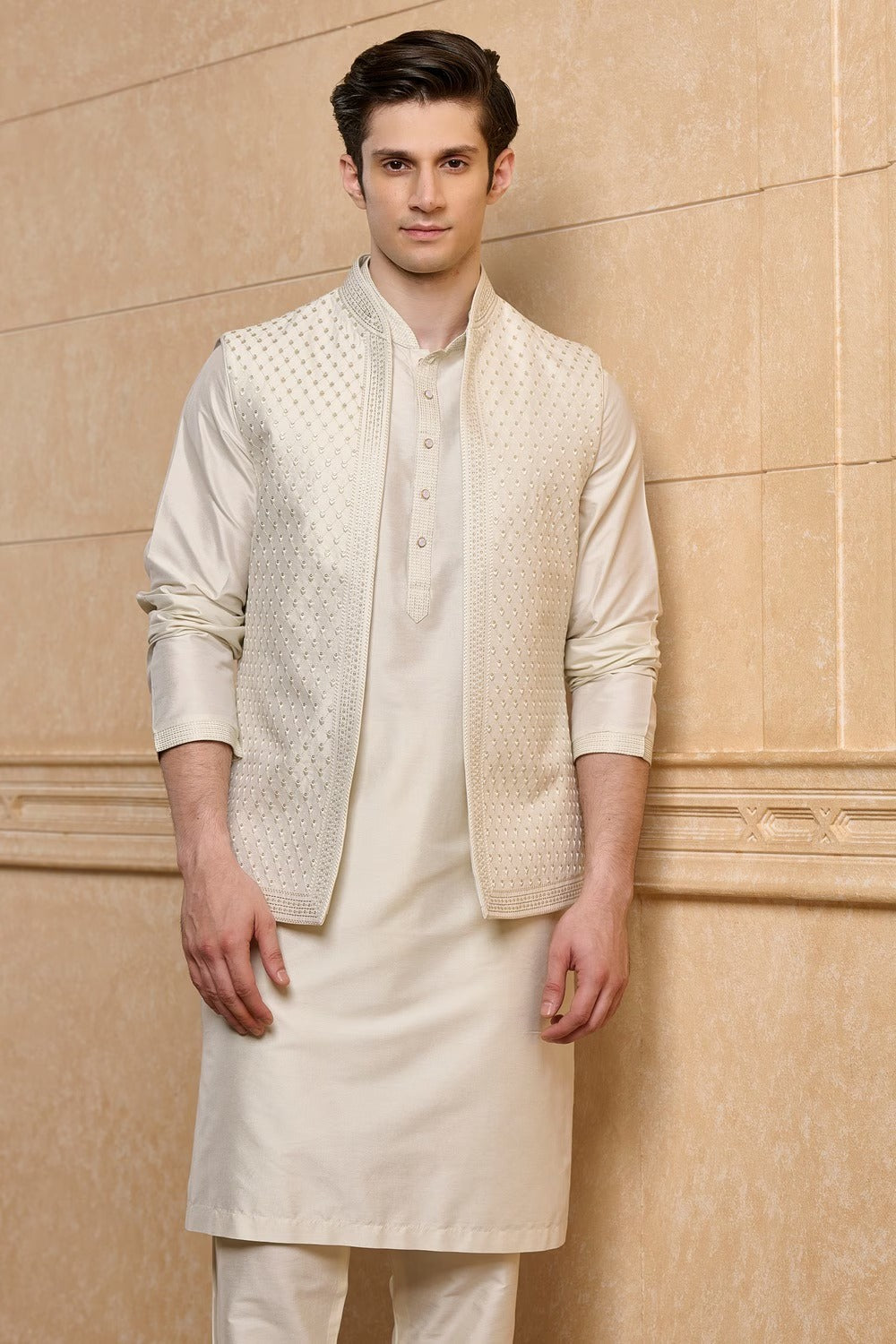 Mint Patterned Bundi Set