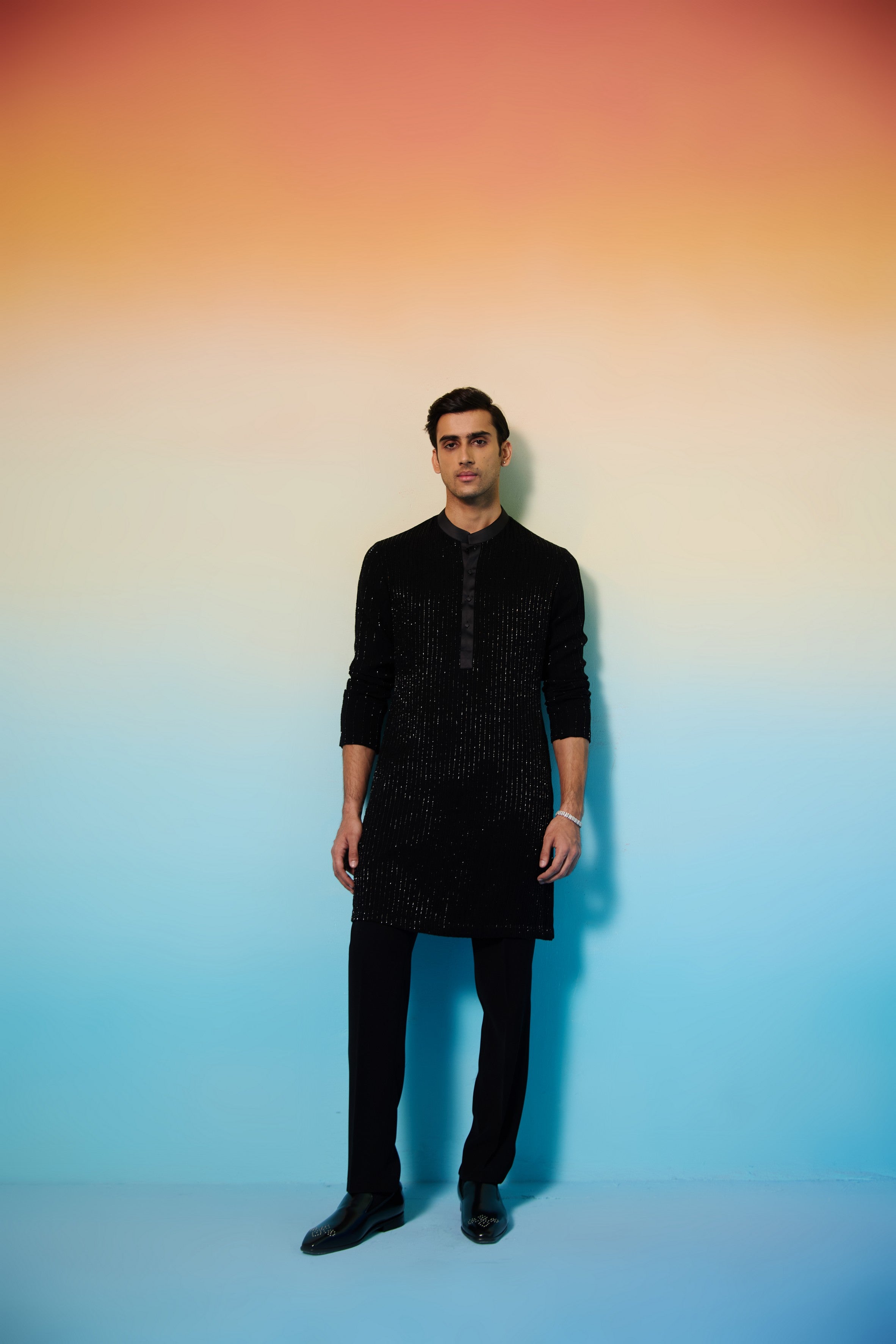 Black majestic Kurta set
