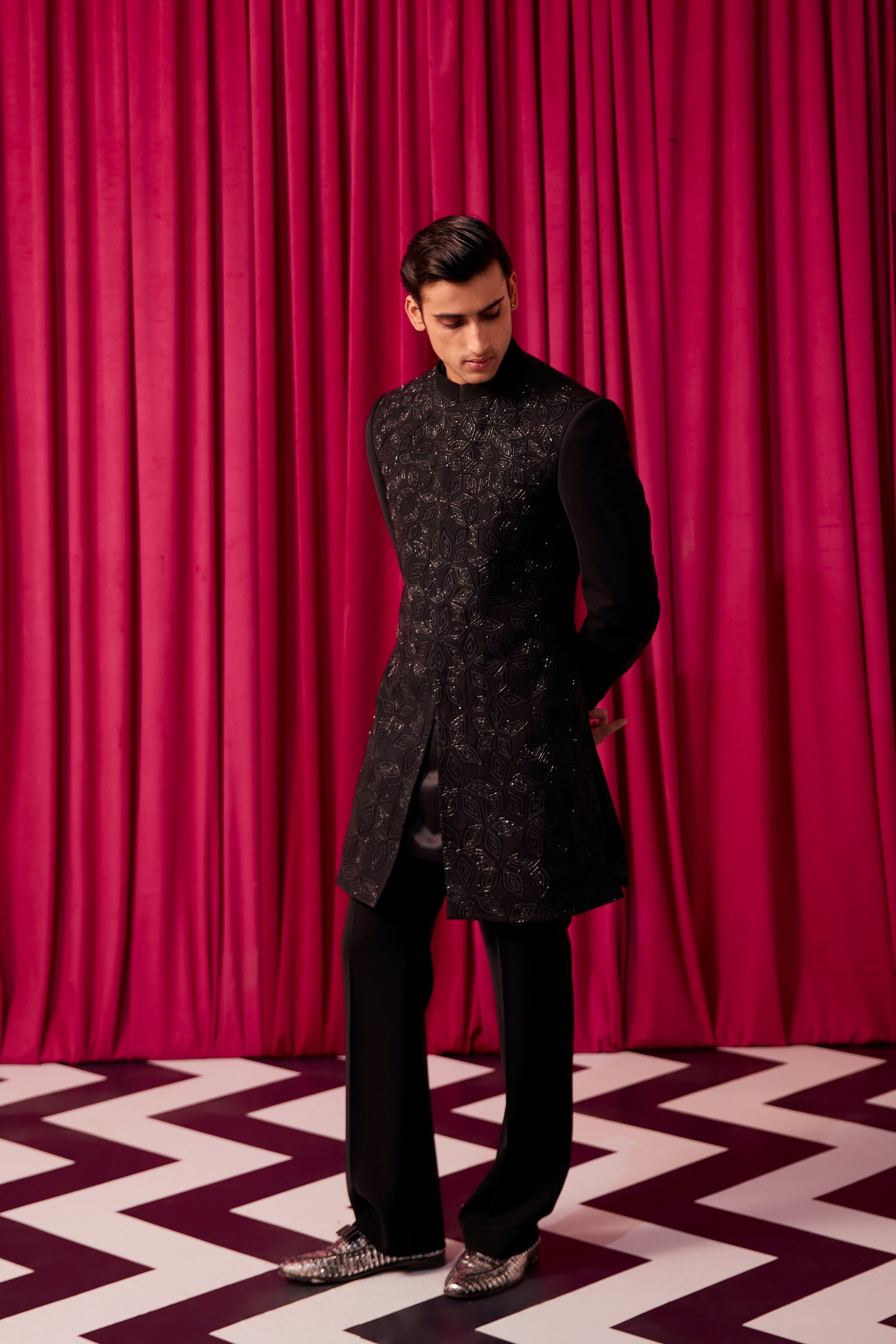 Flora sherwani set