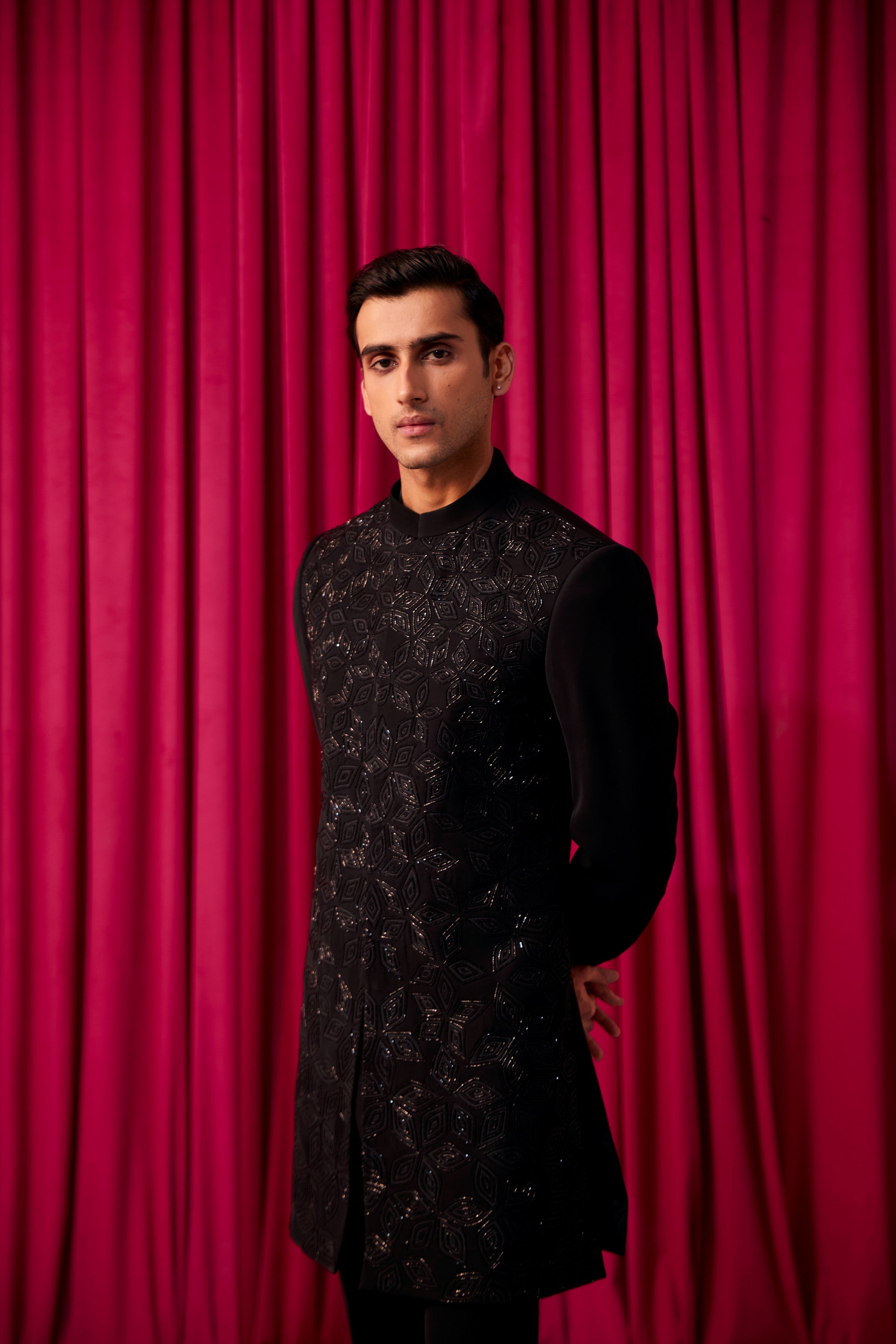 Flora sherwani set