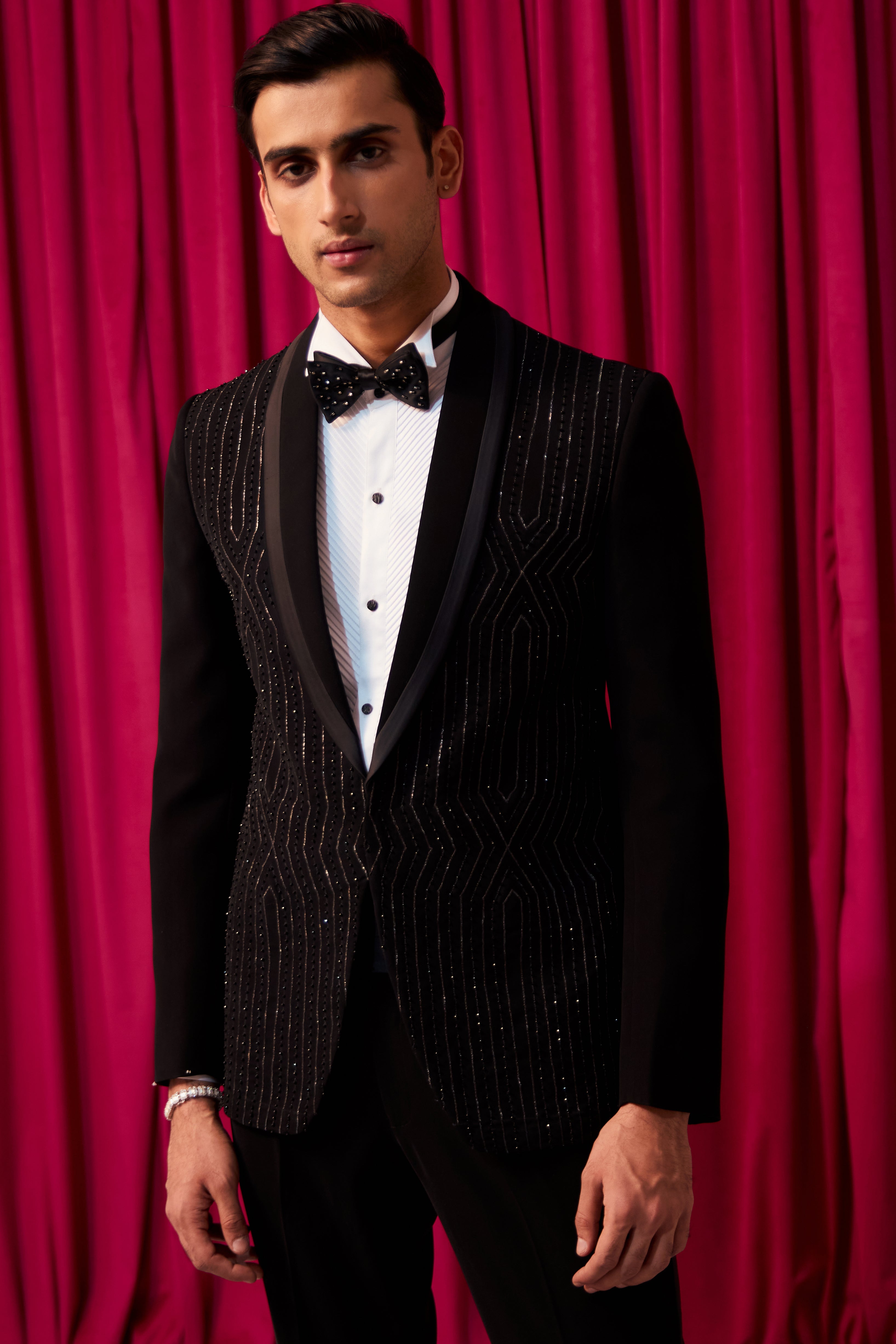 Illusion tuxedo set