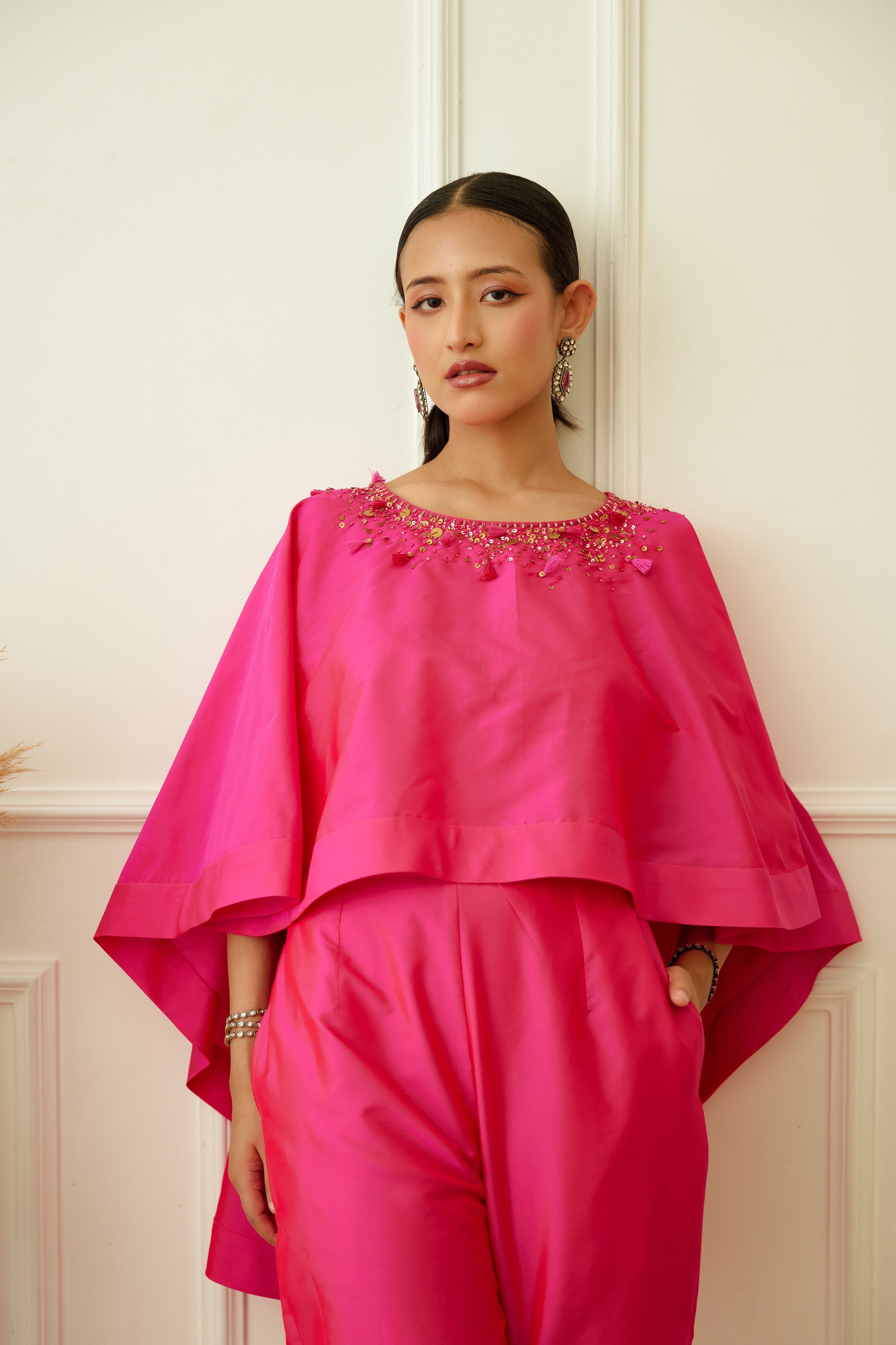 Rani Pink Embroidered Co-ord Set