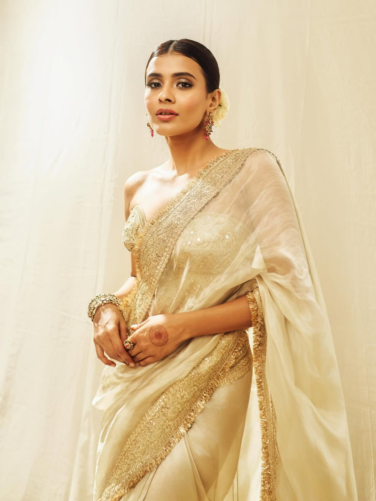 Hebah Patel In Zoya Saree Set