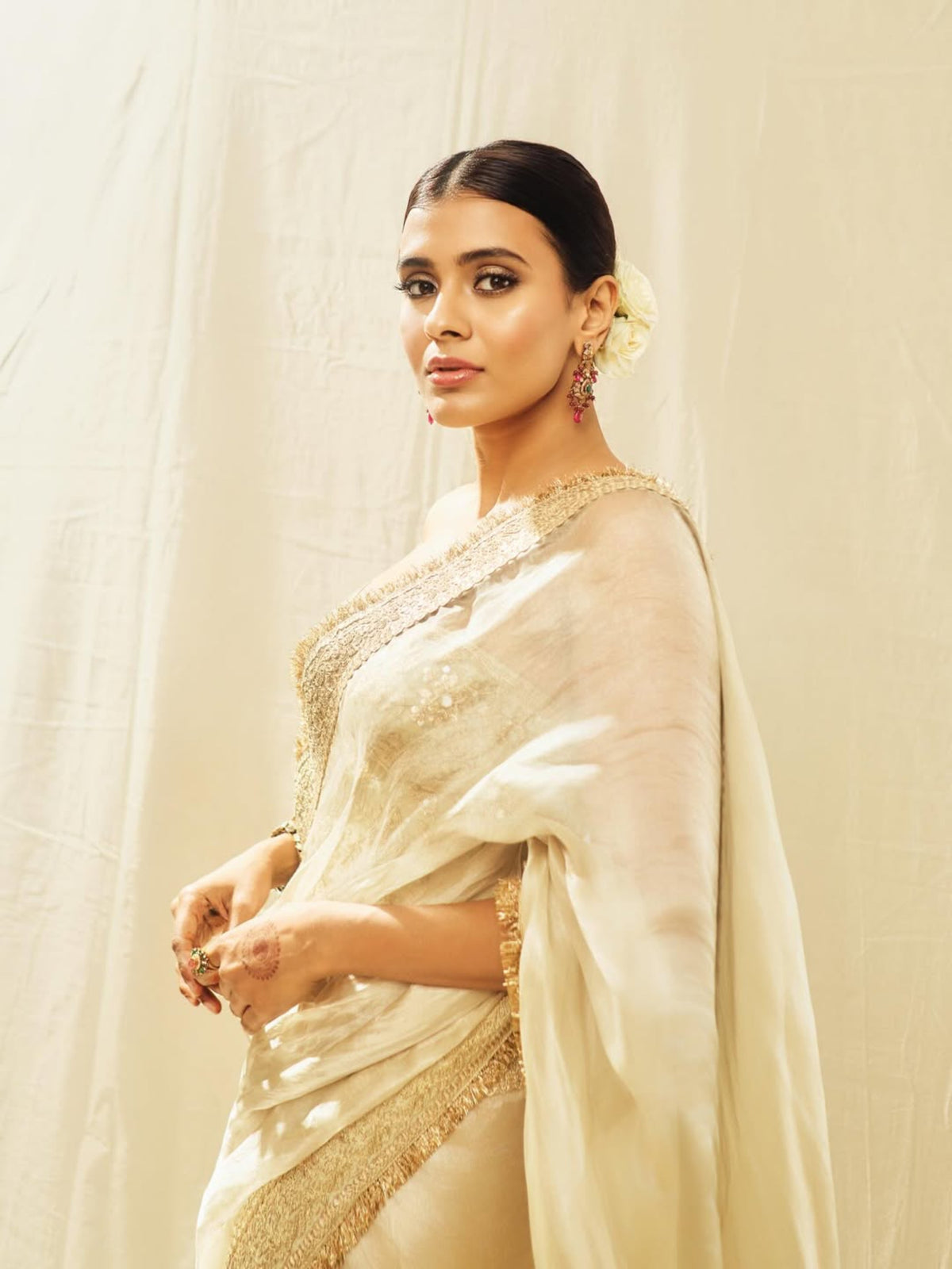 Hebah Patel In Zoya Saree Set
