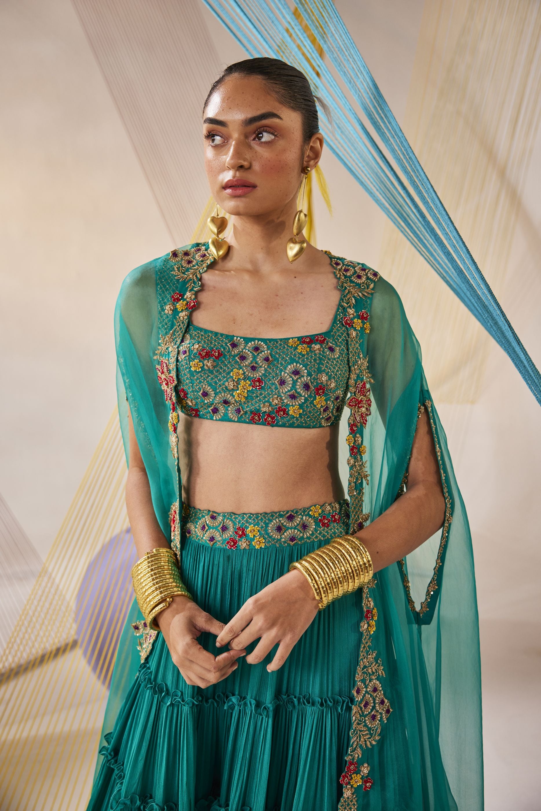 Riya Lehenga cape set