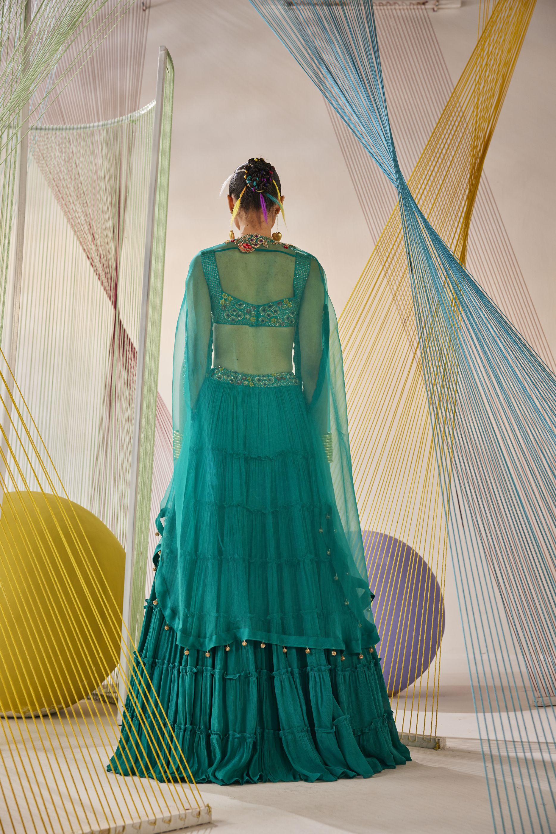 Riya Lehenga cape set