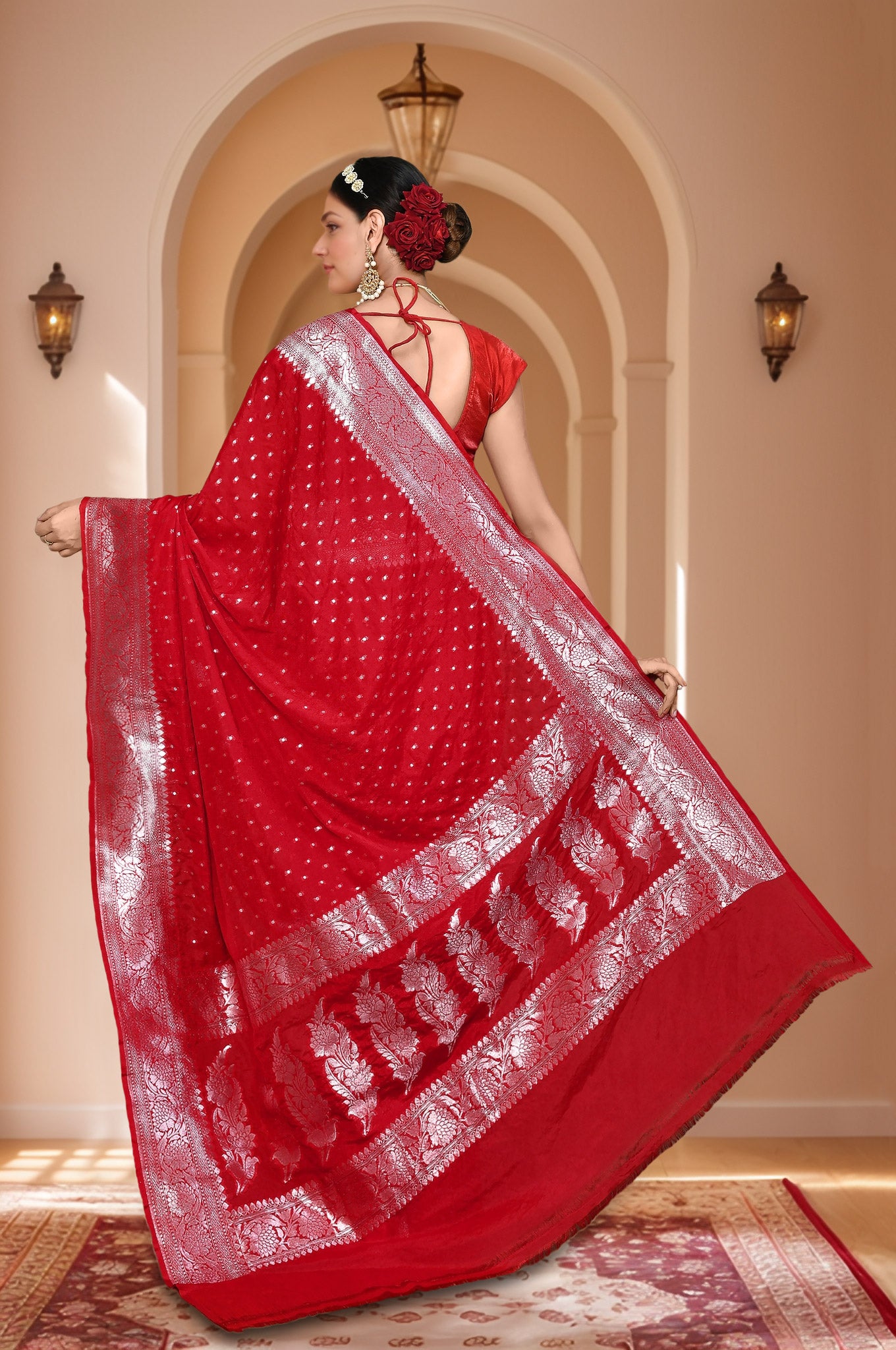 Banarasi Saree with running Blouse piece