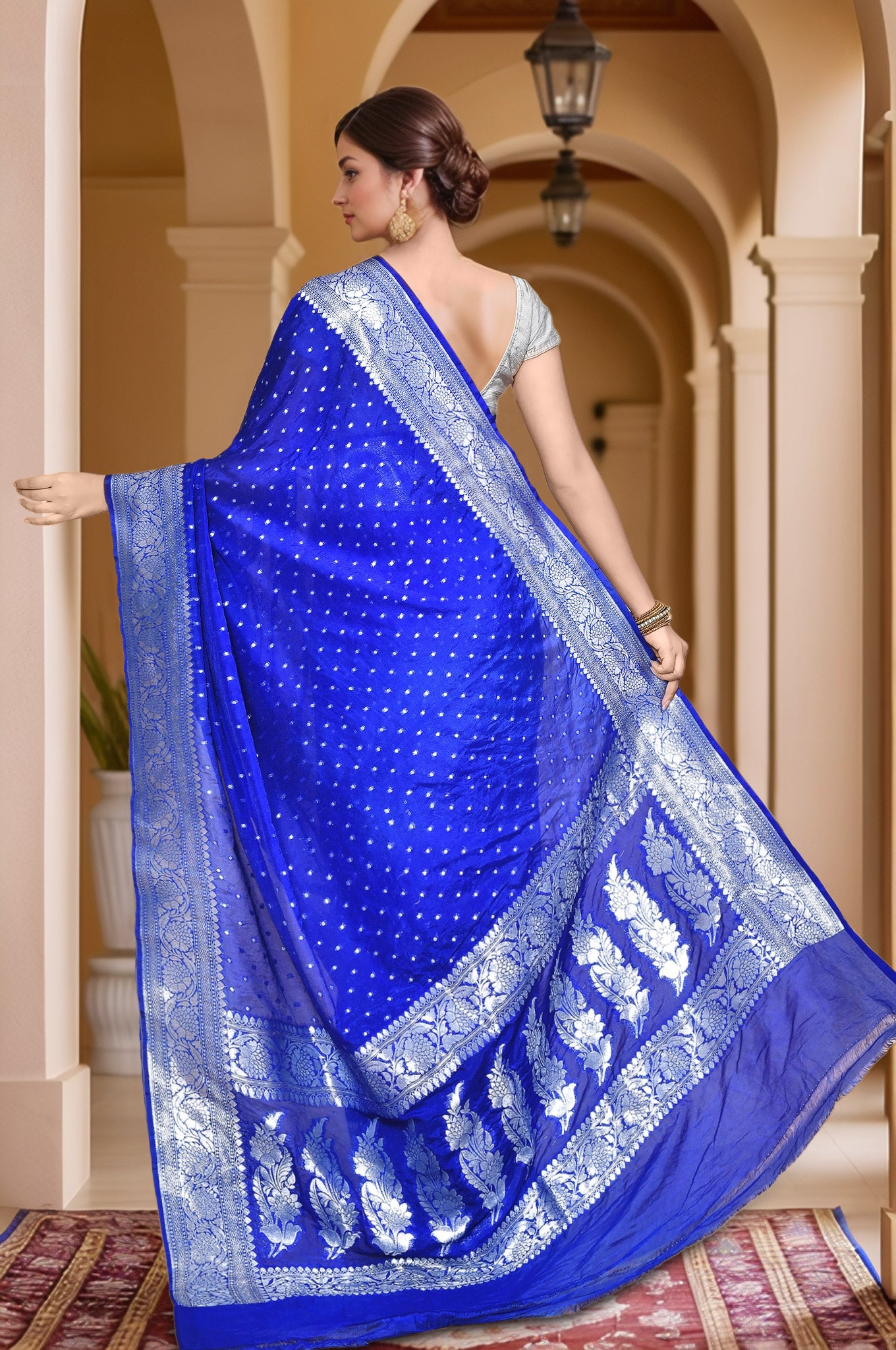 Banarasi Saree with running Blouse piece