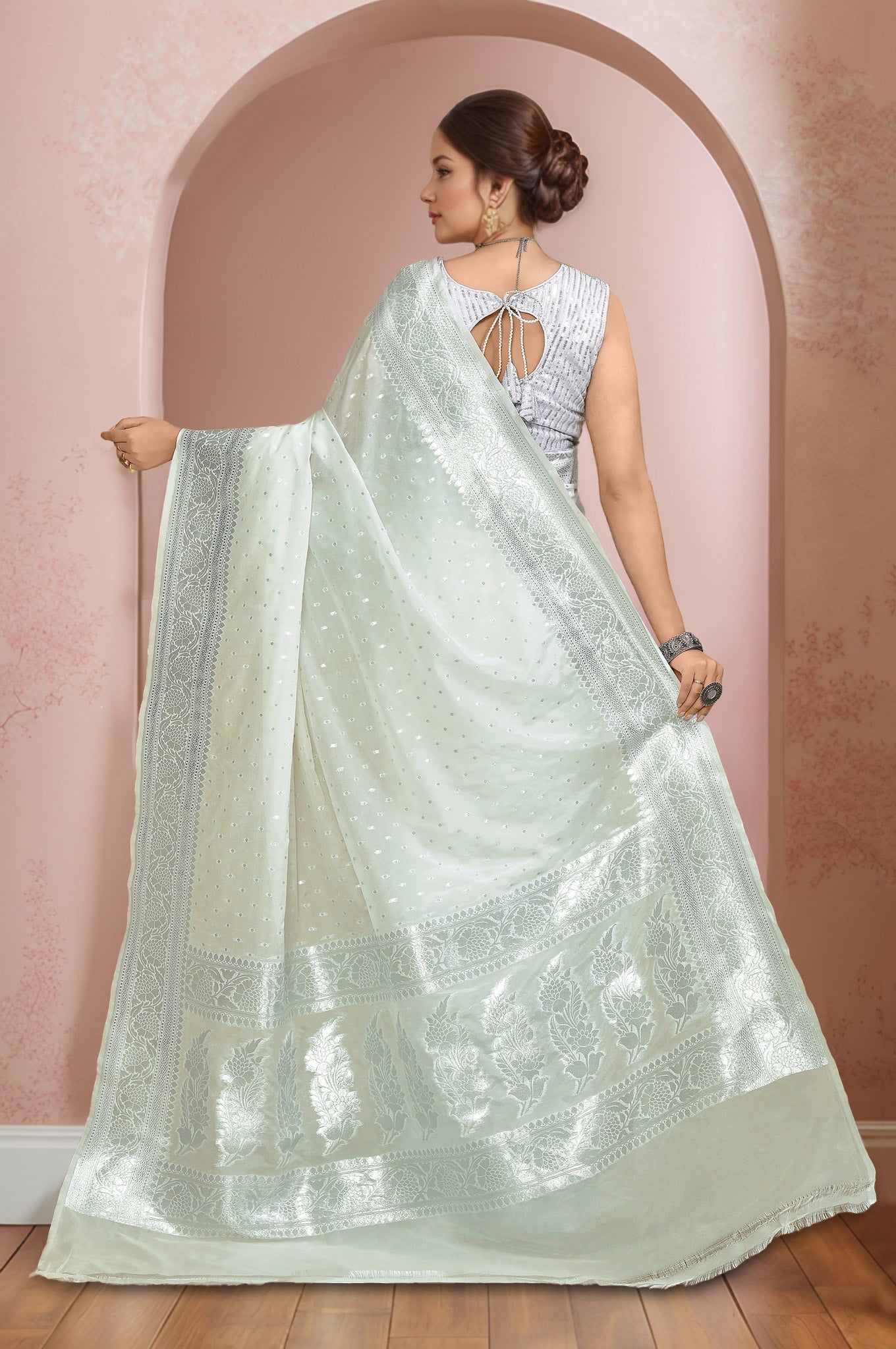 Banarasi Saree with running Blouse piece