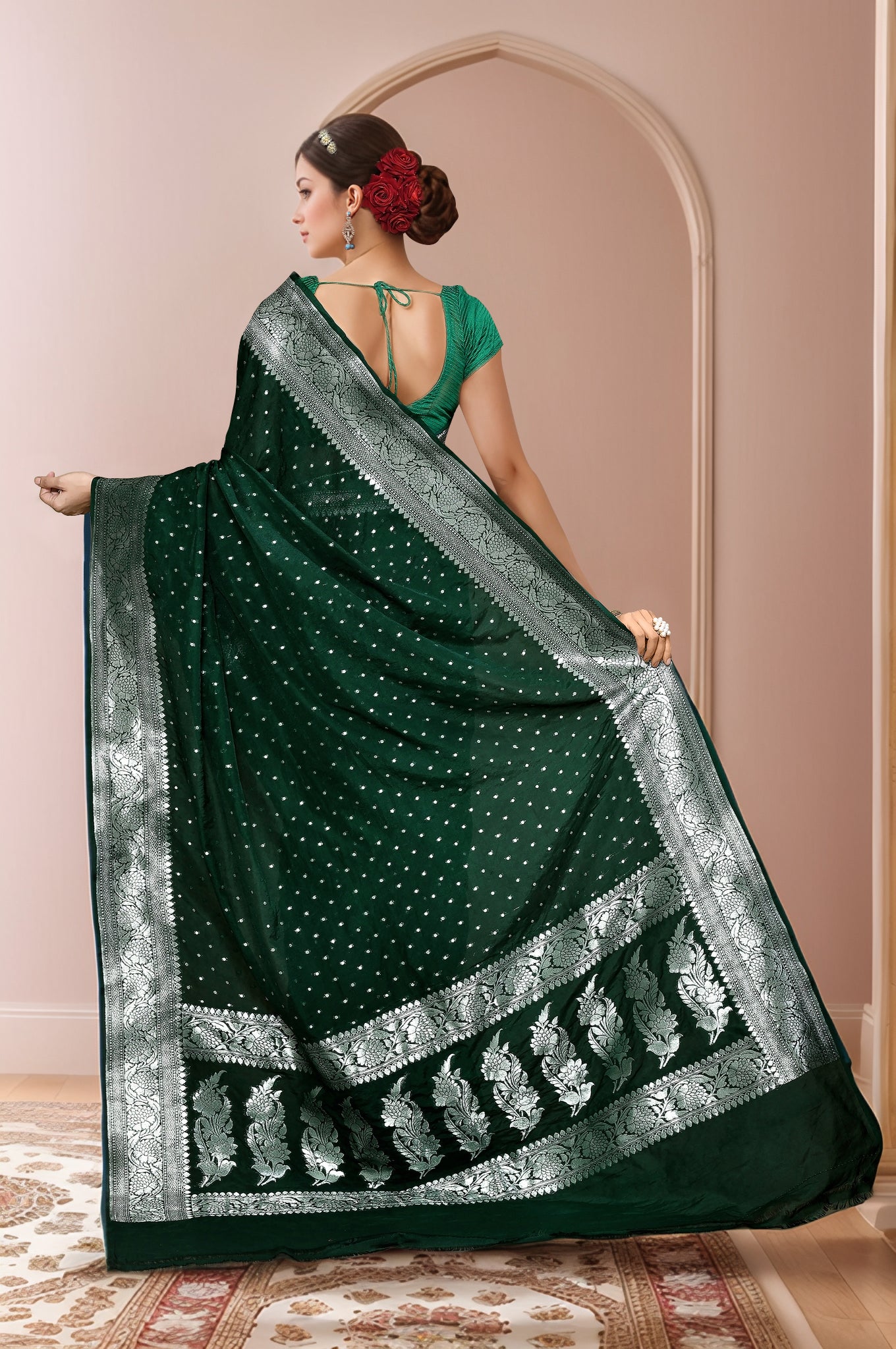 Banarasi Saree with running Blouse piece