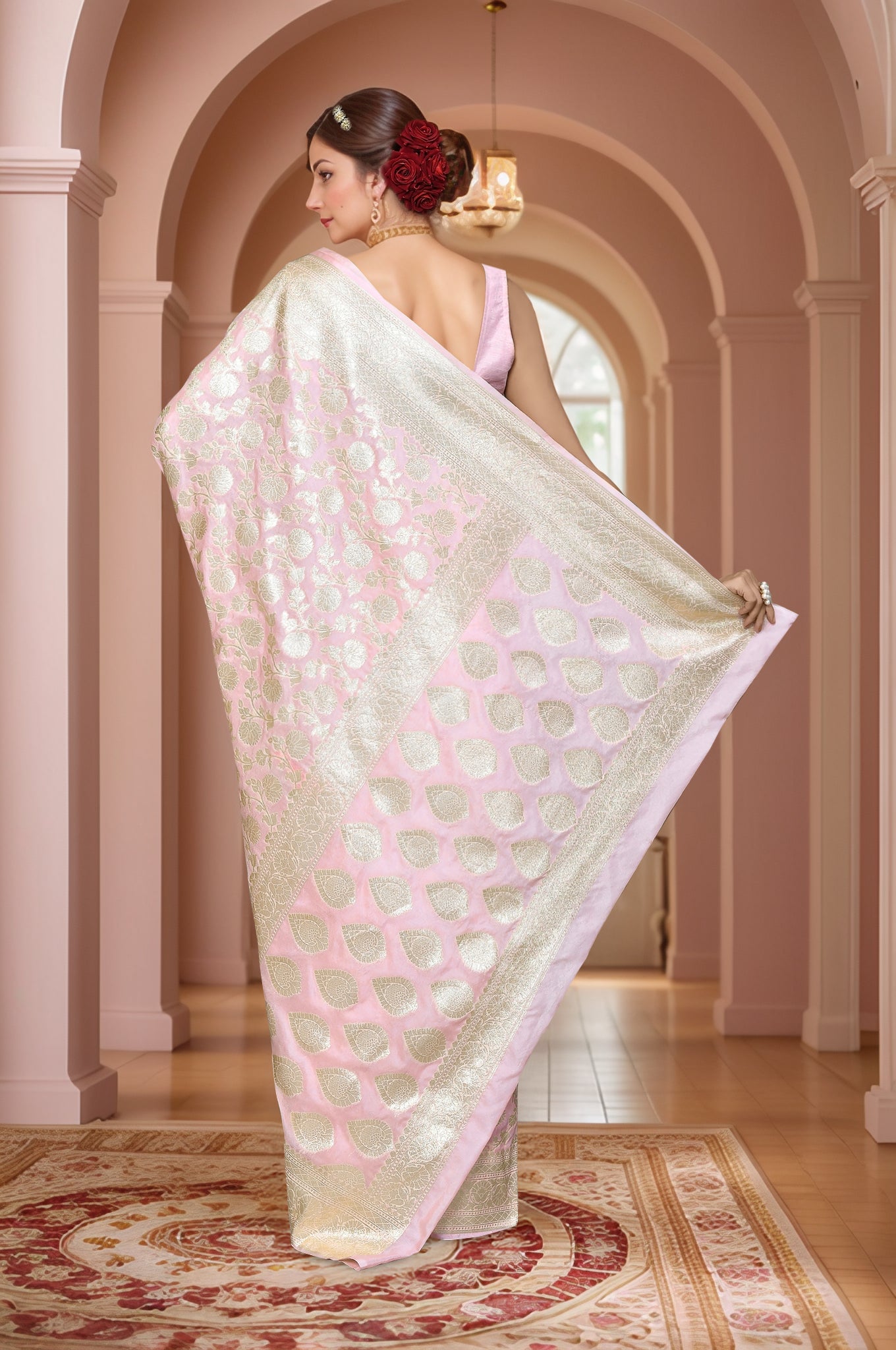 Banarasi Saree with running Blouse piece