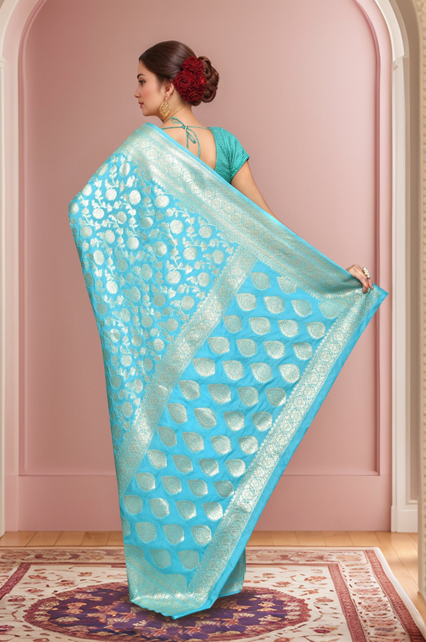 Banarasi Saree with running Blouse piece