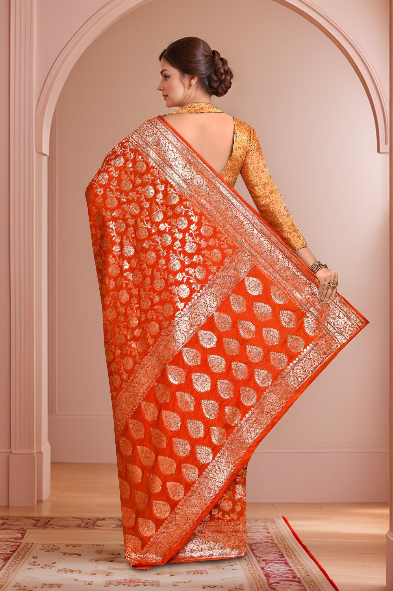 Banarasi Saree with running Blouse piece