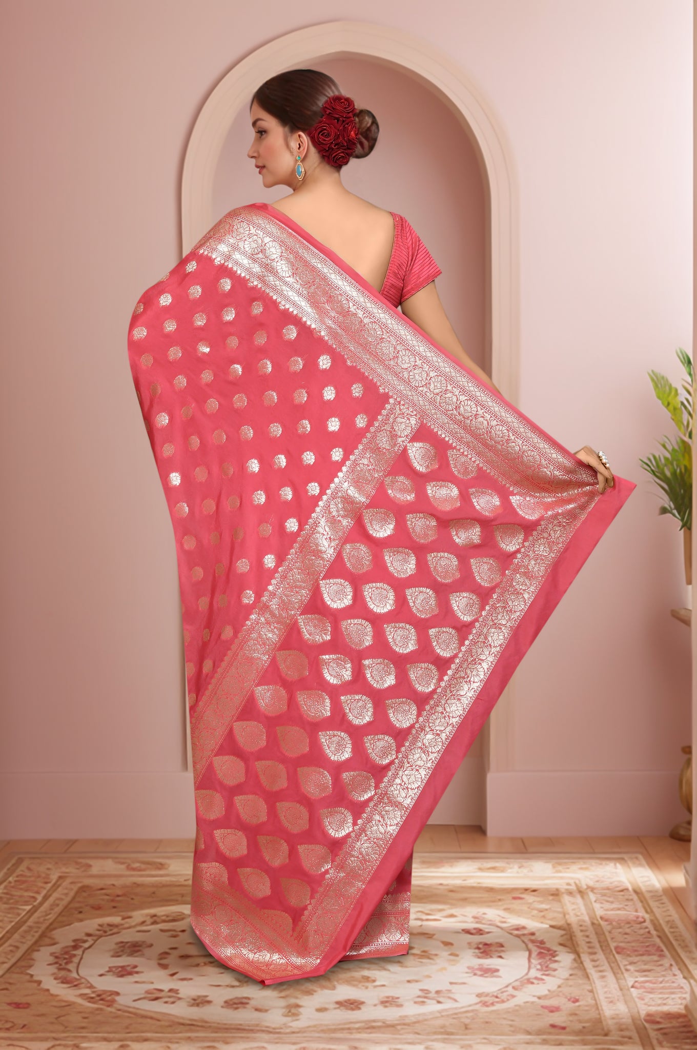 Banarasi Saree with running Blouse piece