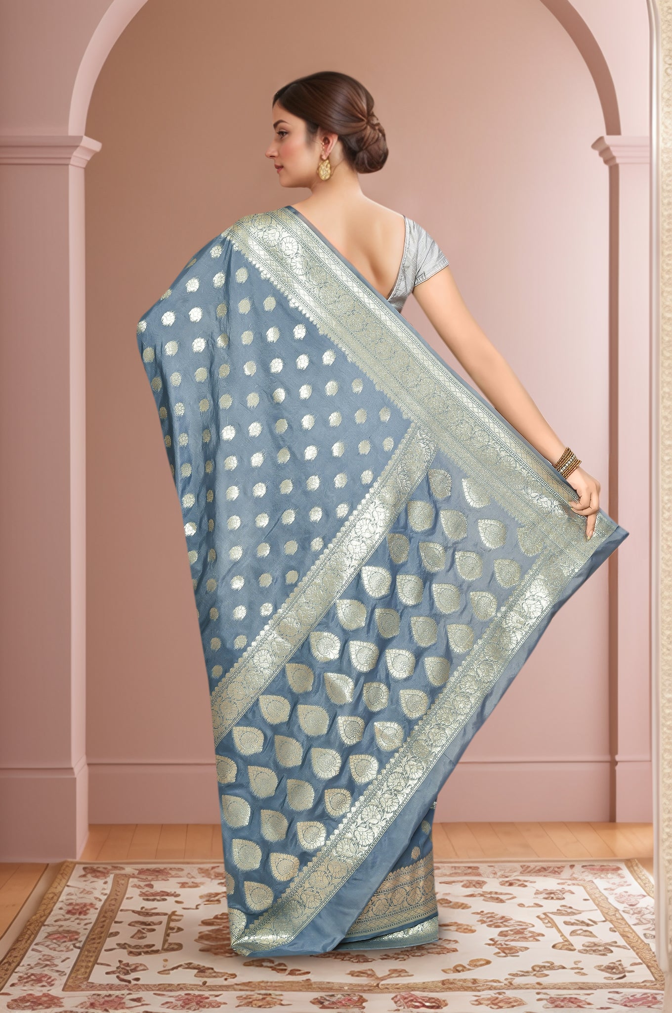 Banarasi Saree with running Blouse piece
