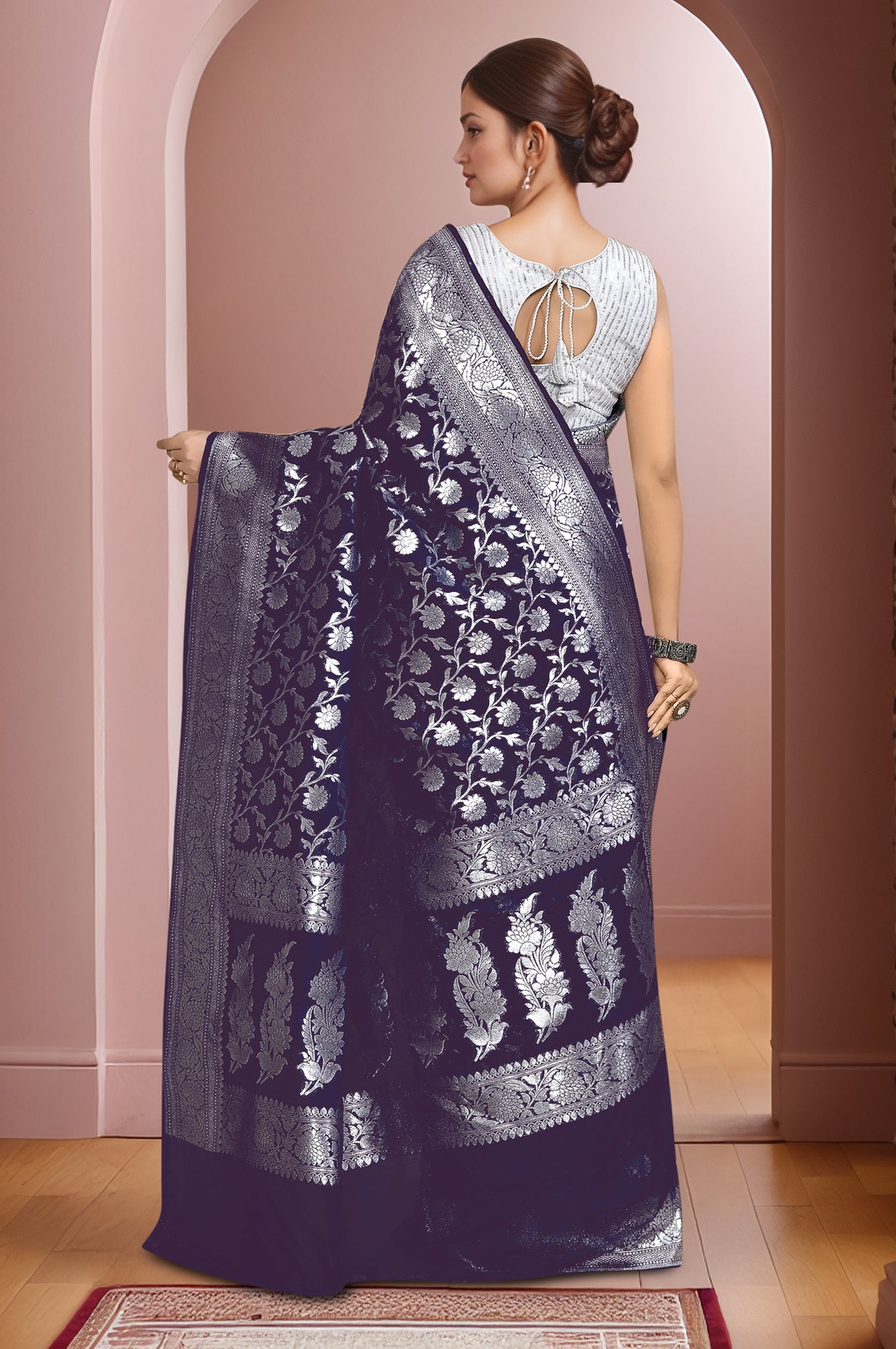 Banarasi Saree with running Blouse piece