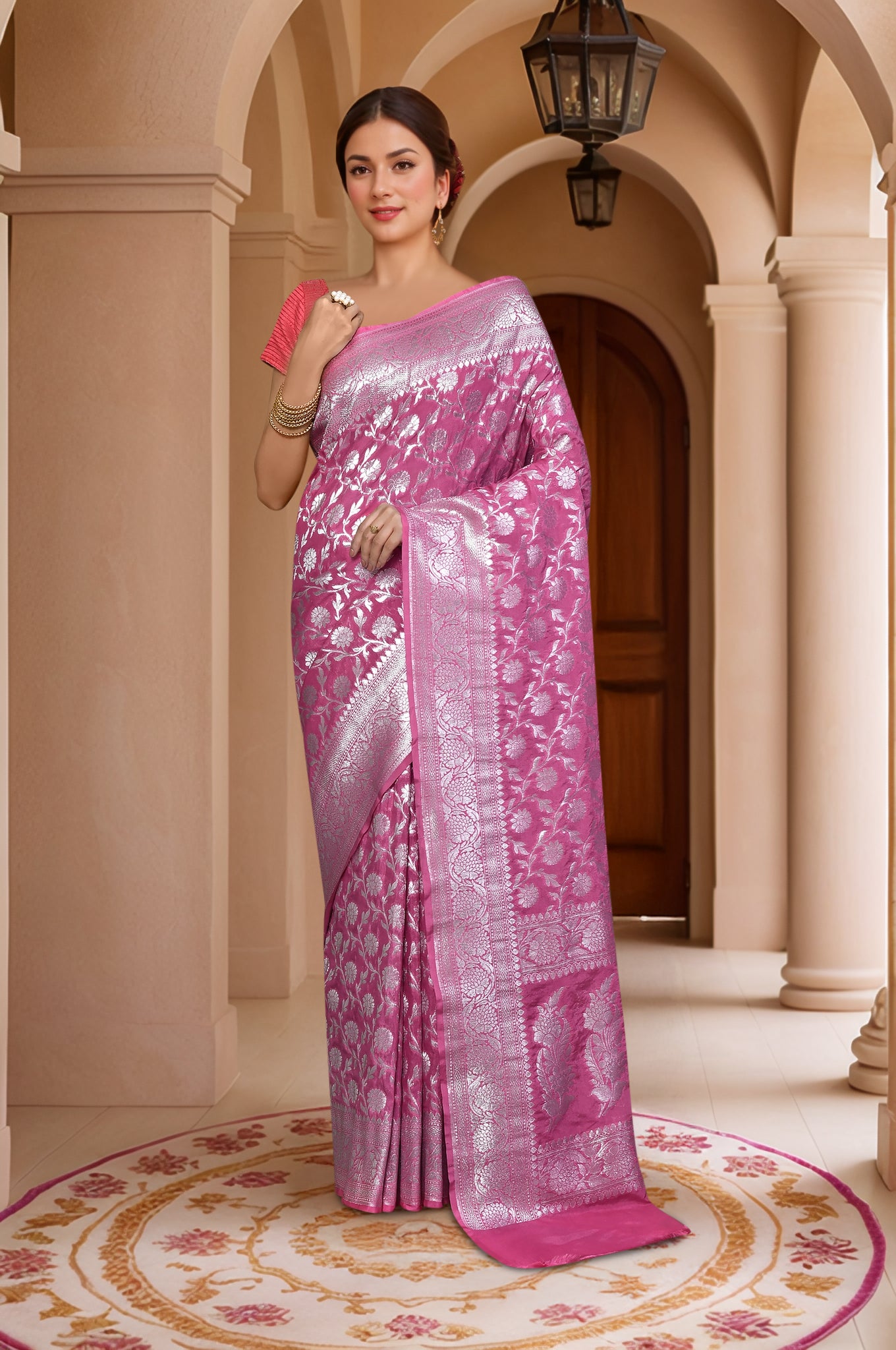 Banarasi Saree with running Blouse piece